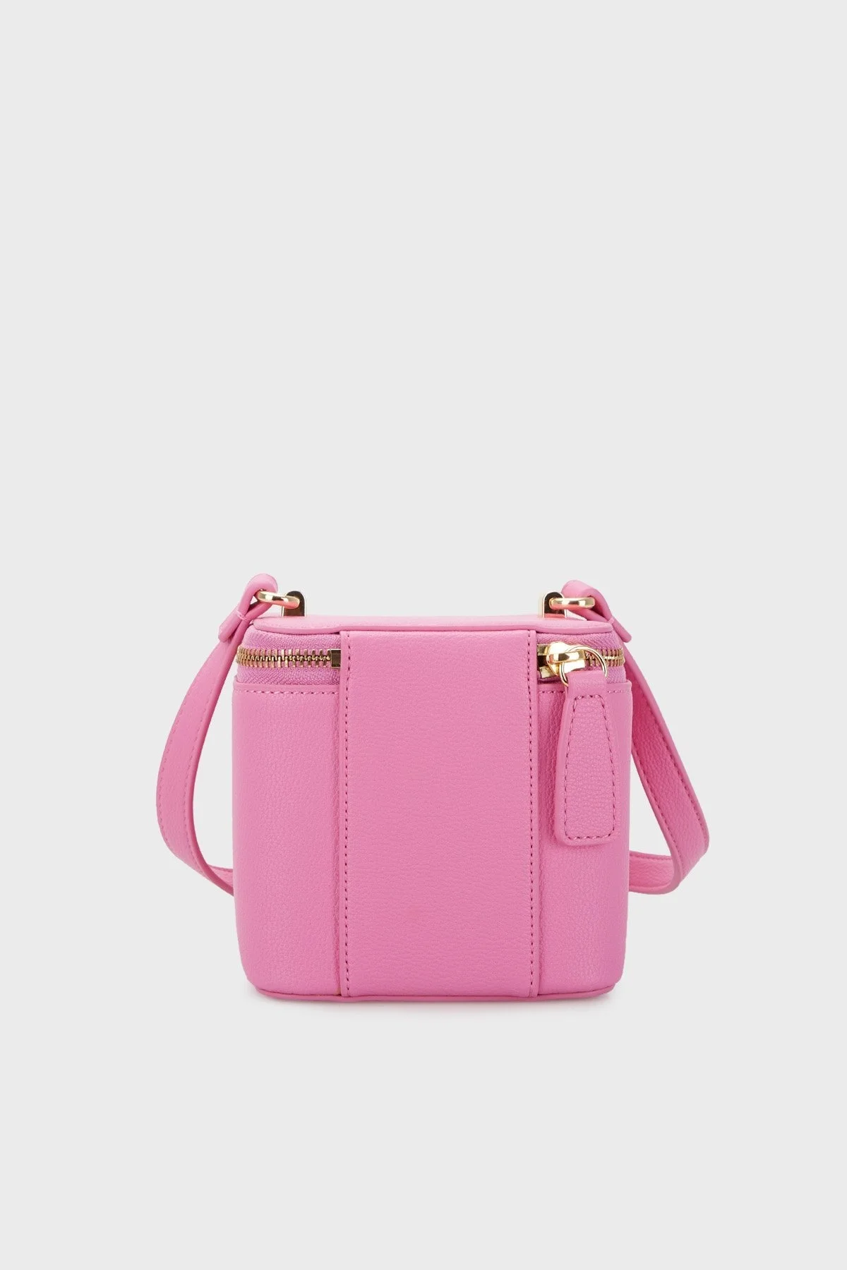 Love Moschino Logo Detaylı Fermuarlı Küp Bayan Çanta JC4103PP1GLI0630 PEMBE - 3