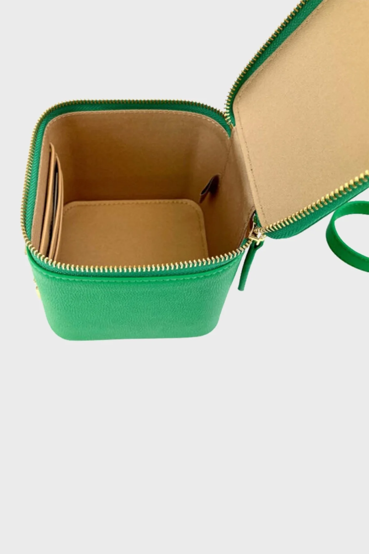 Love Moschino Logo Detaylı Fermuarlı Küp Bayan Çanta JC4103PP1GLI0801 YEŞİL - 4