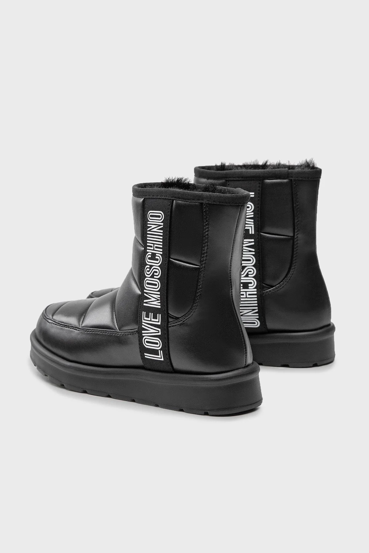 Love Moschino Logo Detaylı Yalıtımlı Bayan Bot JA24103H1FJZF000 SİYAH - 2