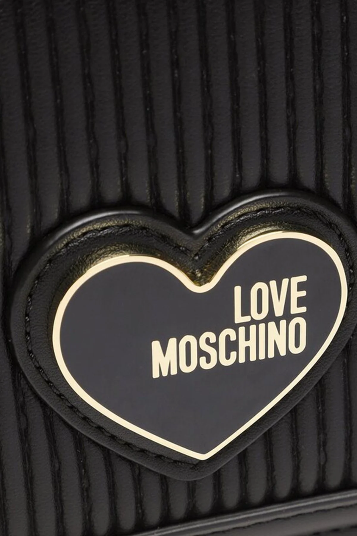 Love Moschino Logo Detaylı Zincir Askılı Bayan Çanta JC4080PP1GLA1000 SİYAH - 2