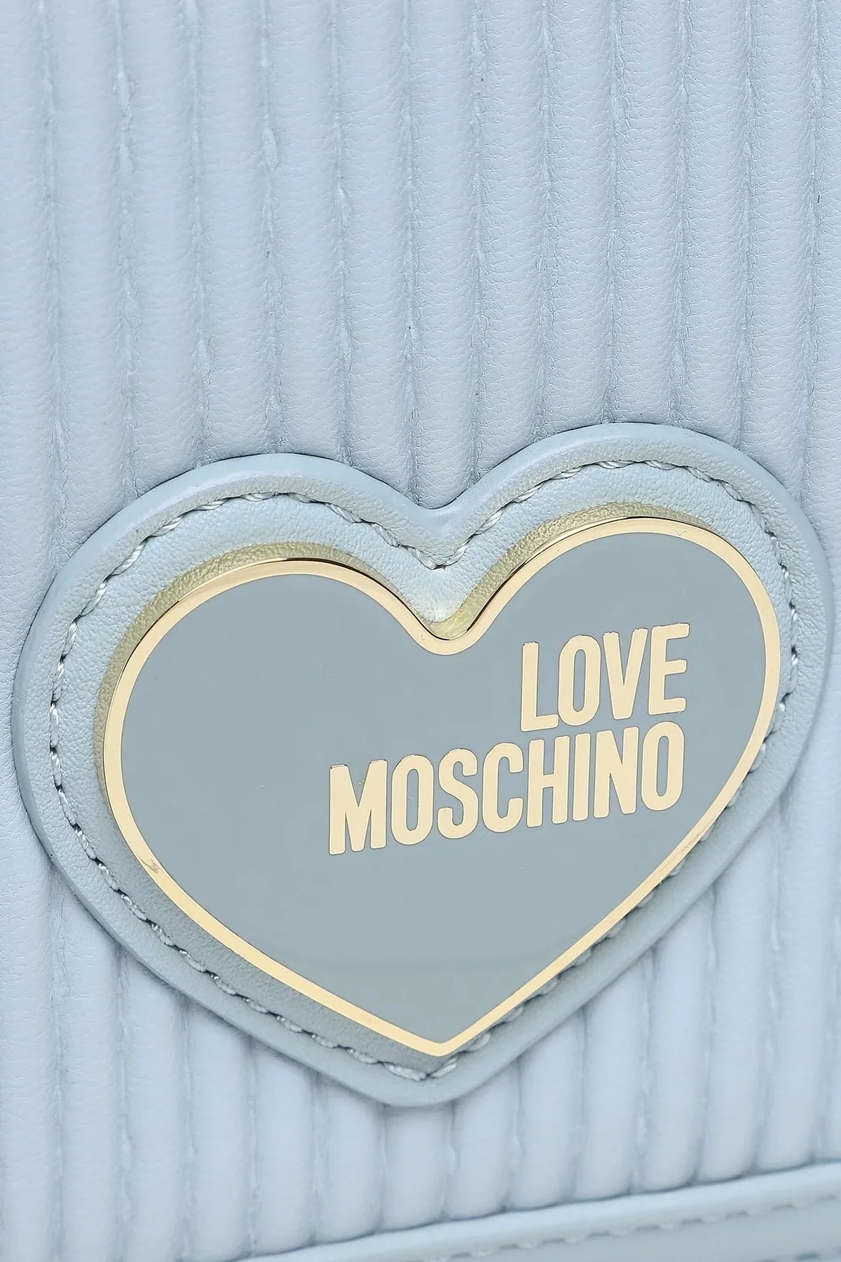 Love Moschino Logo Detaylı Zincir Askılı Bayan Çanta JC4080PP1GLA1700 MAVİ - 2