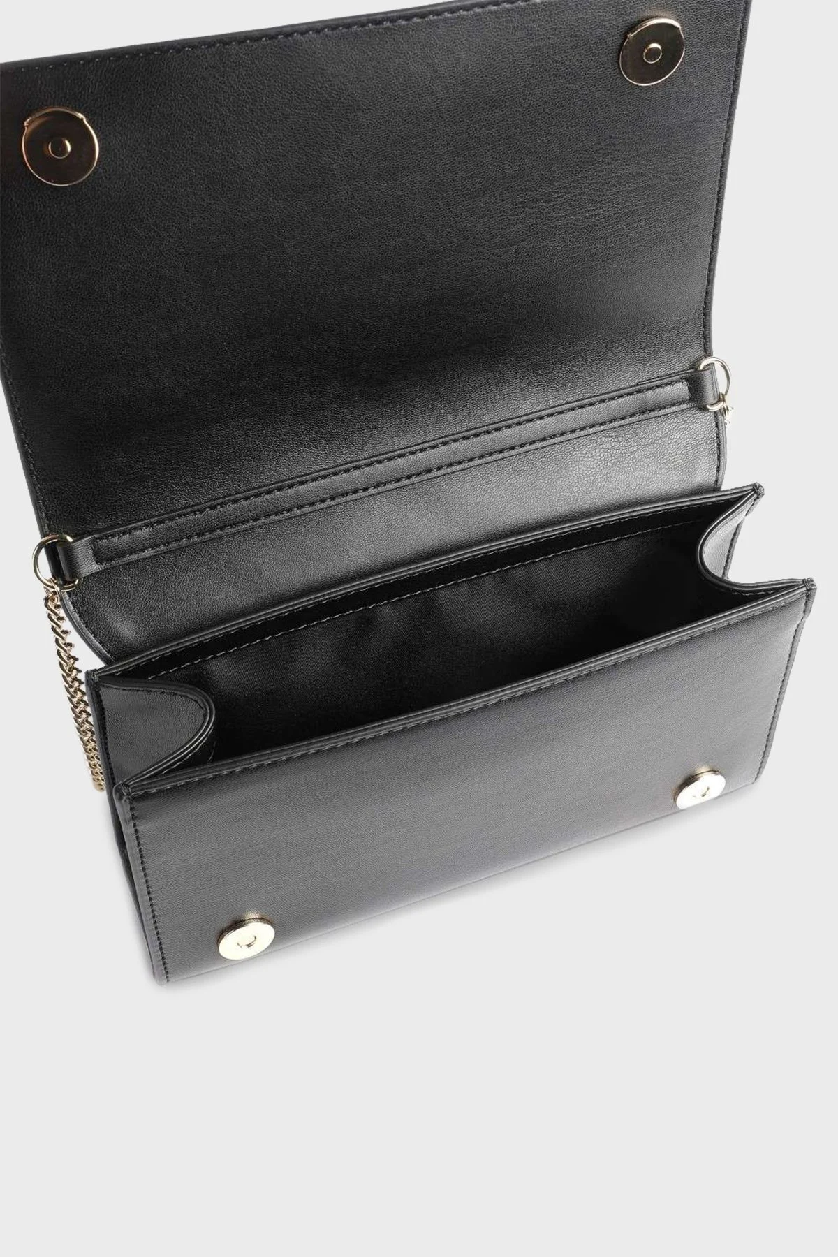 Love Moschino Logo Detaylı Zincir Askılı Bayan Çanta JC4138PP1GLZ0000 SİYAH - 5