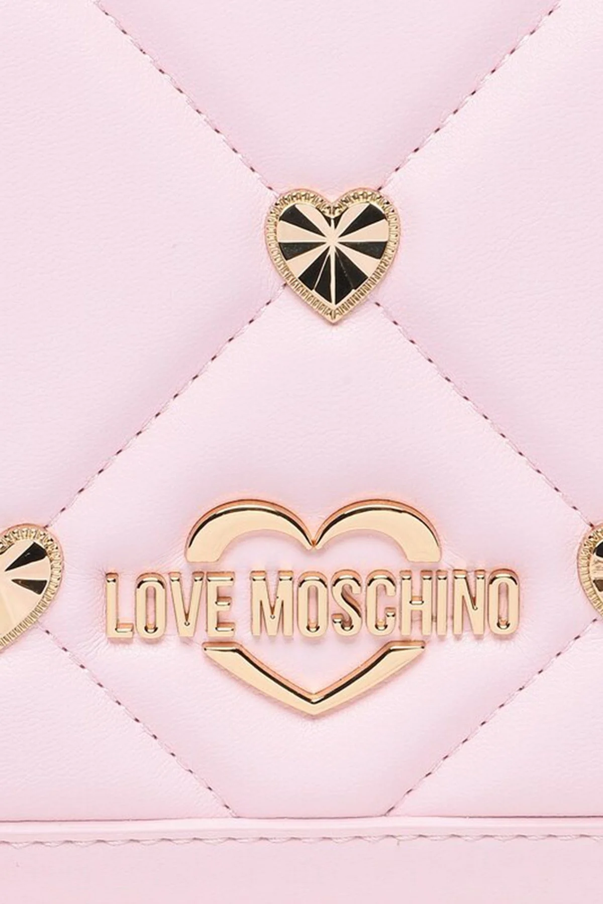 Love Moschino Logo Detaylı Zincir Askılı Bayan Çanta JC4138PP1GLZ0601 PEMBE - 3