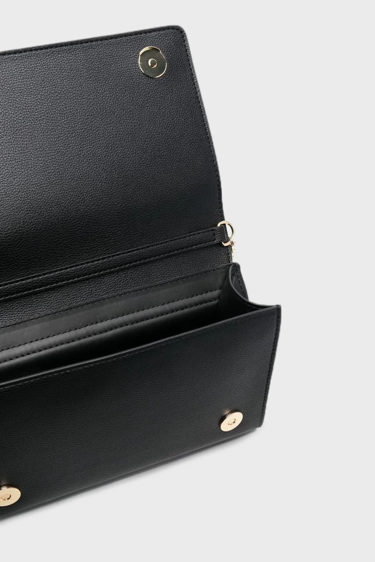 Love Moschino Logo Detaylı Zincir Askılı Mini Bayan Çanta JC4127PP1GLI0000 SİYAH - 4