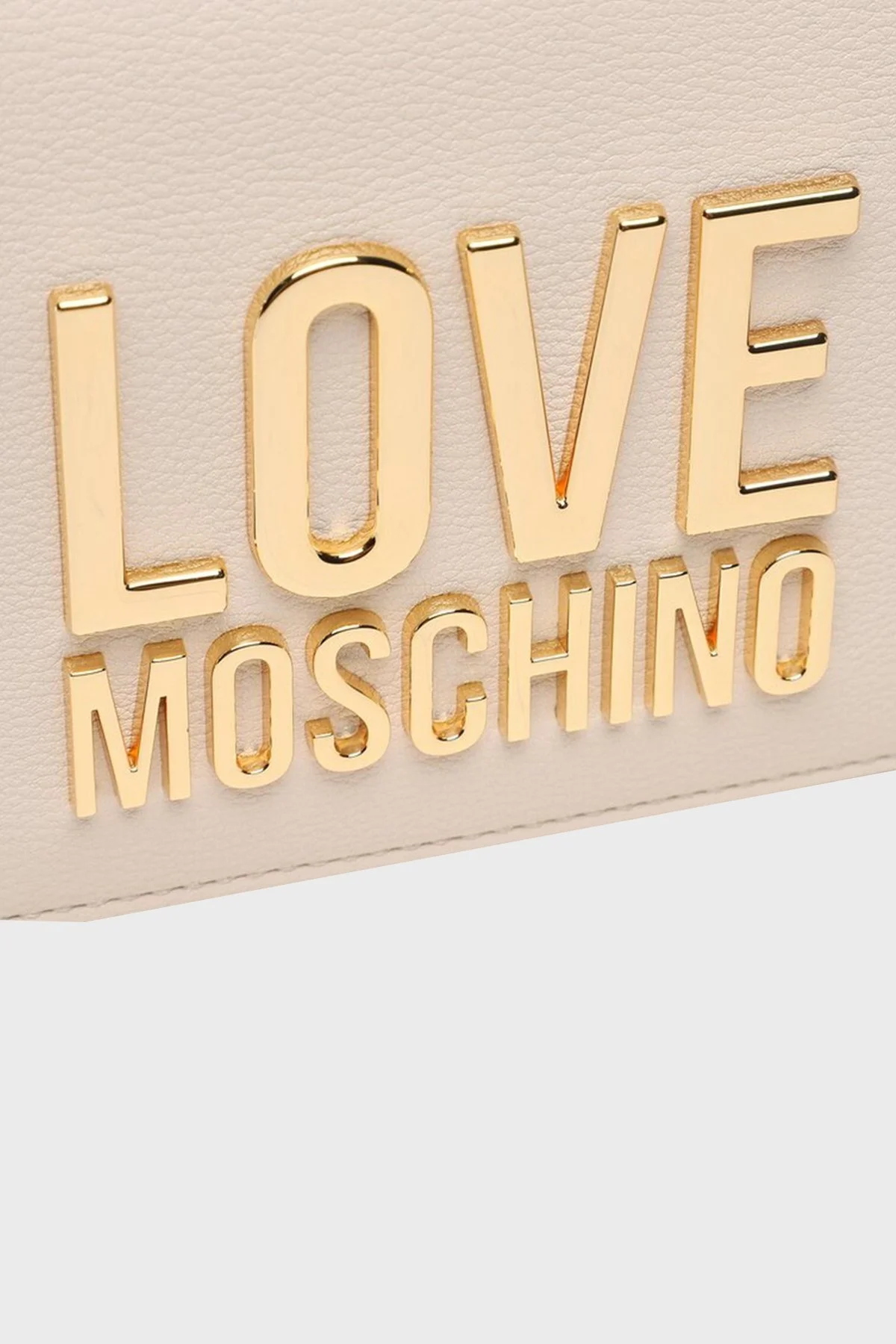 Love Moschino Logo Detaylı Zincir Askılı Mini Bayan Çanta JC4127PP1GLI0110 BEJ - 2