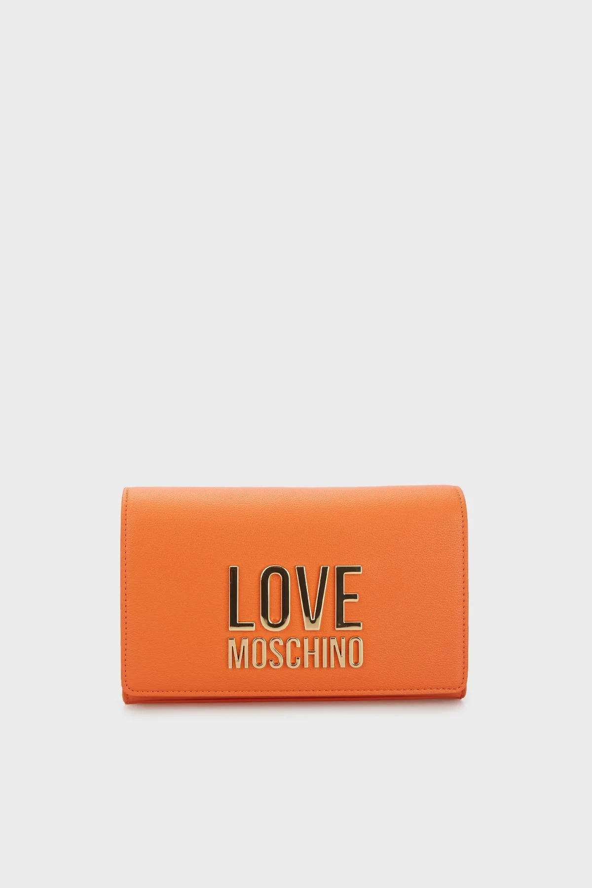 Love Moschino Logo Detaylı Zincir Askılı Mini Bayan Çanta JC4127PP1GLI0450 TURUNCU - 1