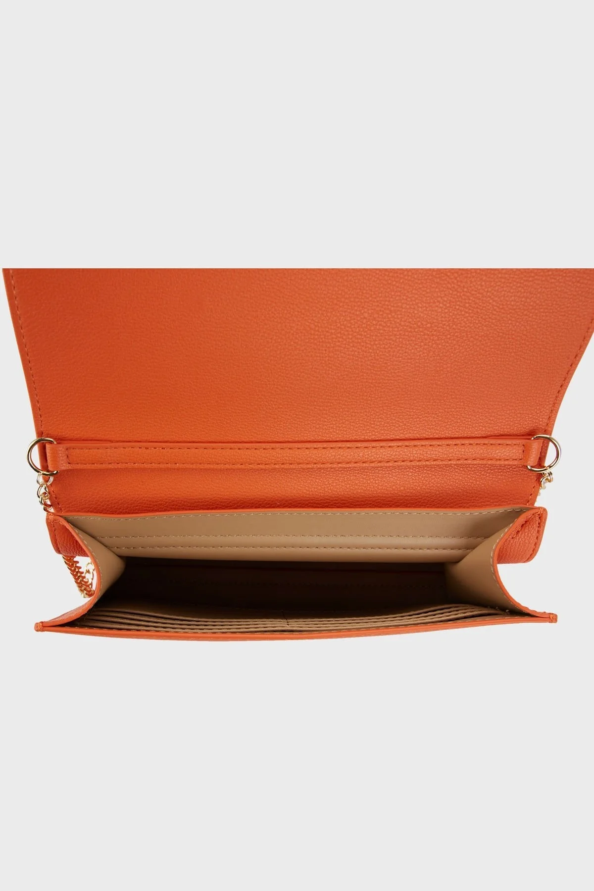 Love Moschino Logo Detaylı Zincir Askılı Mini Bayan Çanta JC4127PP1GLI0450 TURUNCU - 4