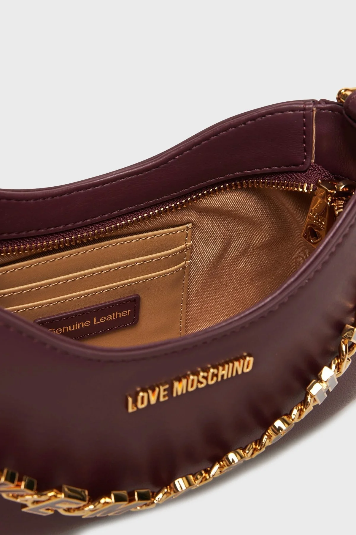 Love Moschino Logolu Aksesuar Detaylı Çıkarılabilir Askılı Bayan Çanta JC4070PP1NL1355A MOR - 4