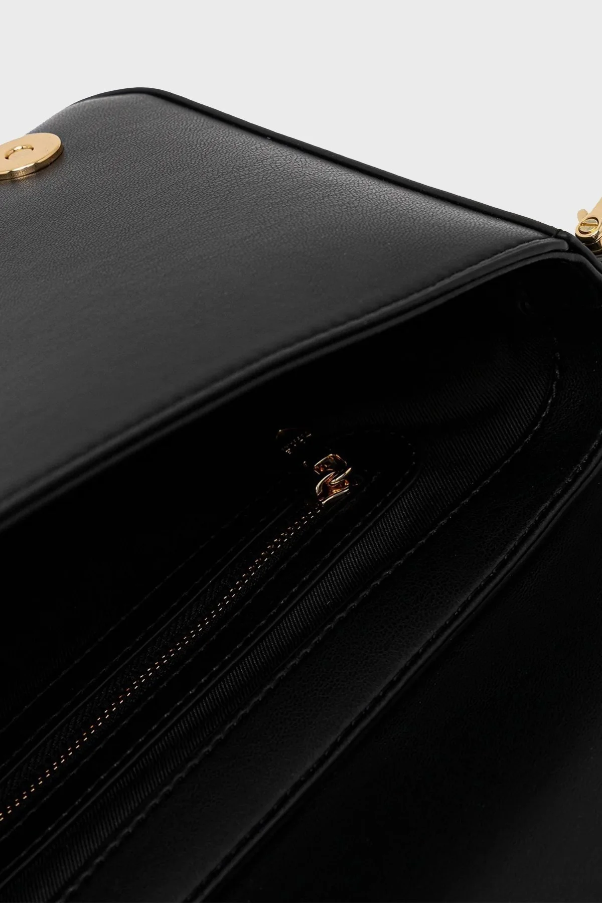 Love Moschino Logolu Aksesuar Detaylı Çıkarılabilir Askılı Bayan Çanta JC4071PP1NL1300A SİYAH - 5