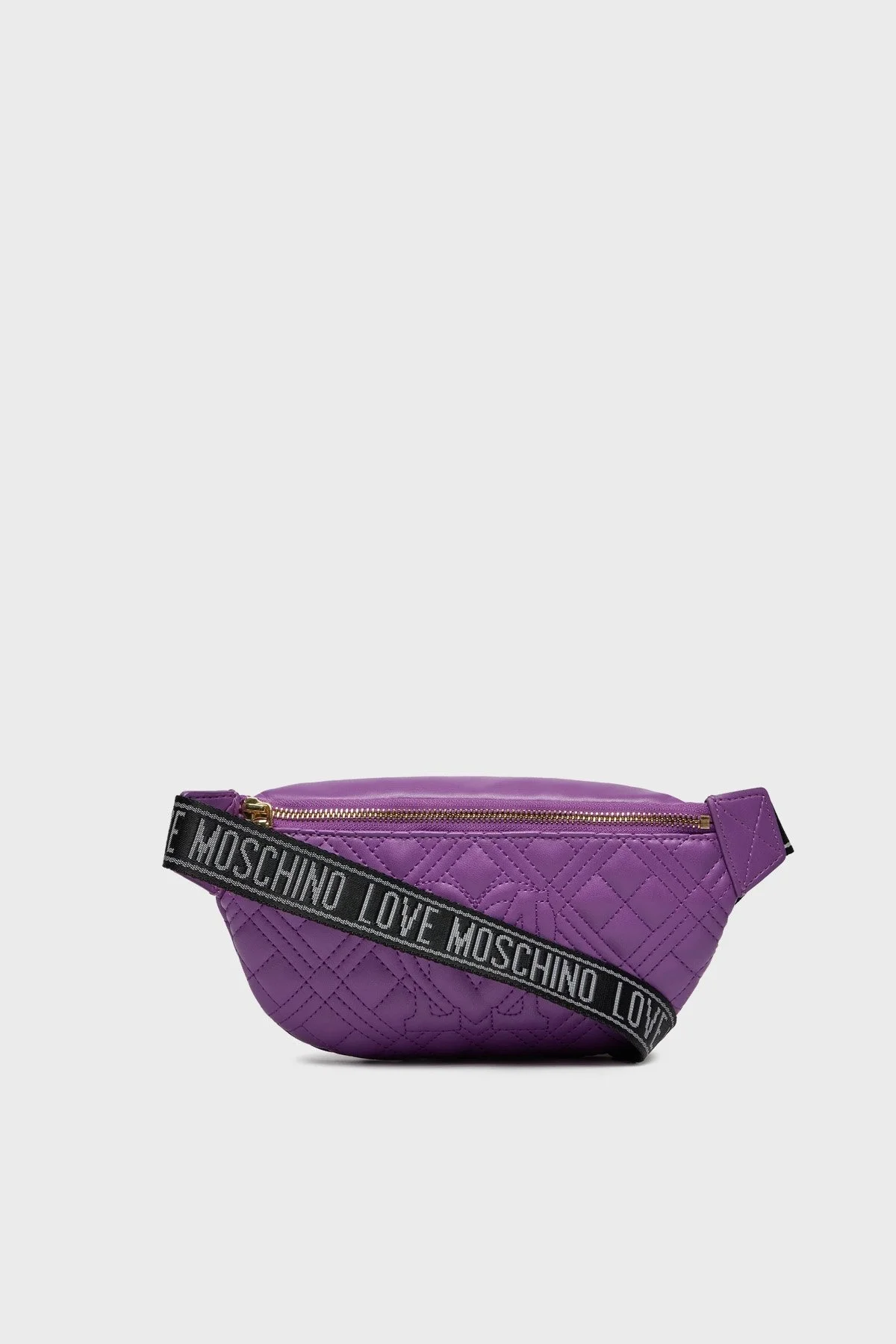 Love Moschino Logolu Ayarlanabilir Askılı Bayan Çanta JC4003PP1ILA0650 MOR - 2