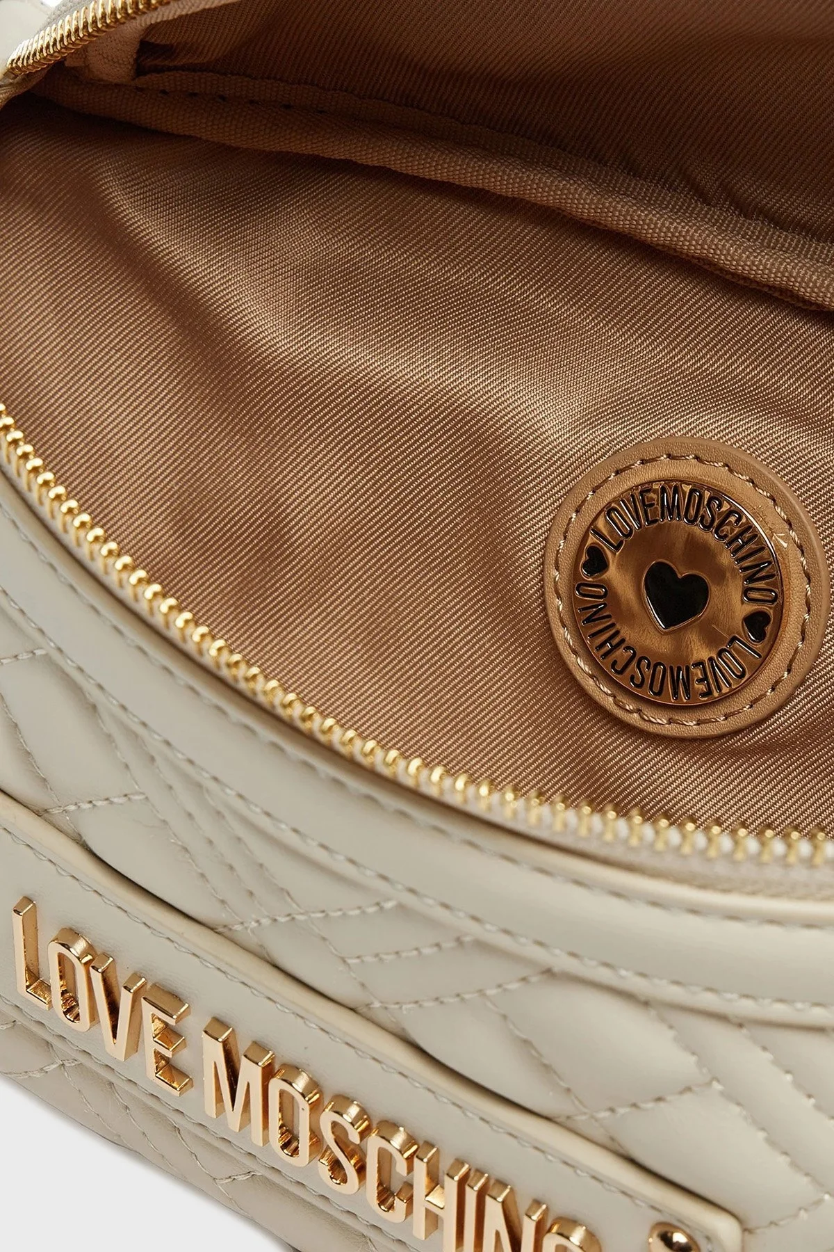 Love Moschino Logolu Ayarlanabilir Askılı Bayan Çanta JC4003PP1MLA0110 KREM - 7