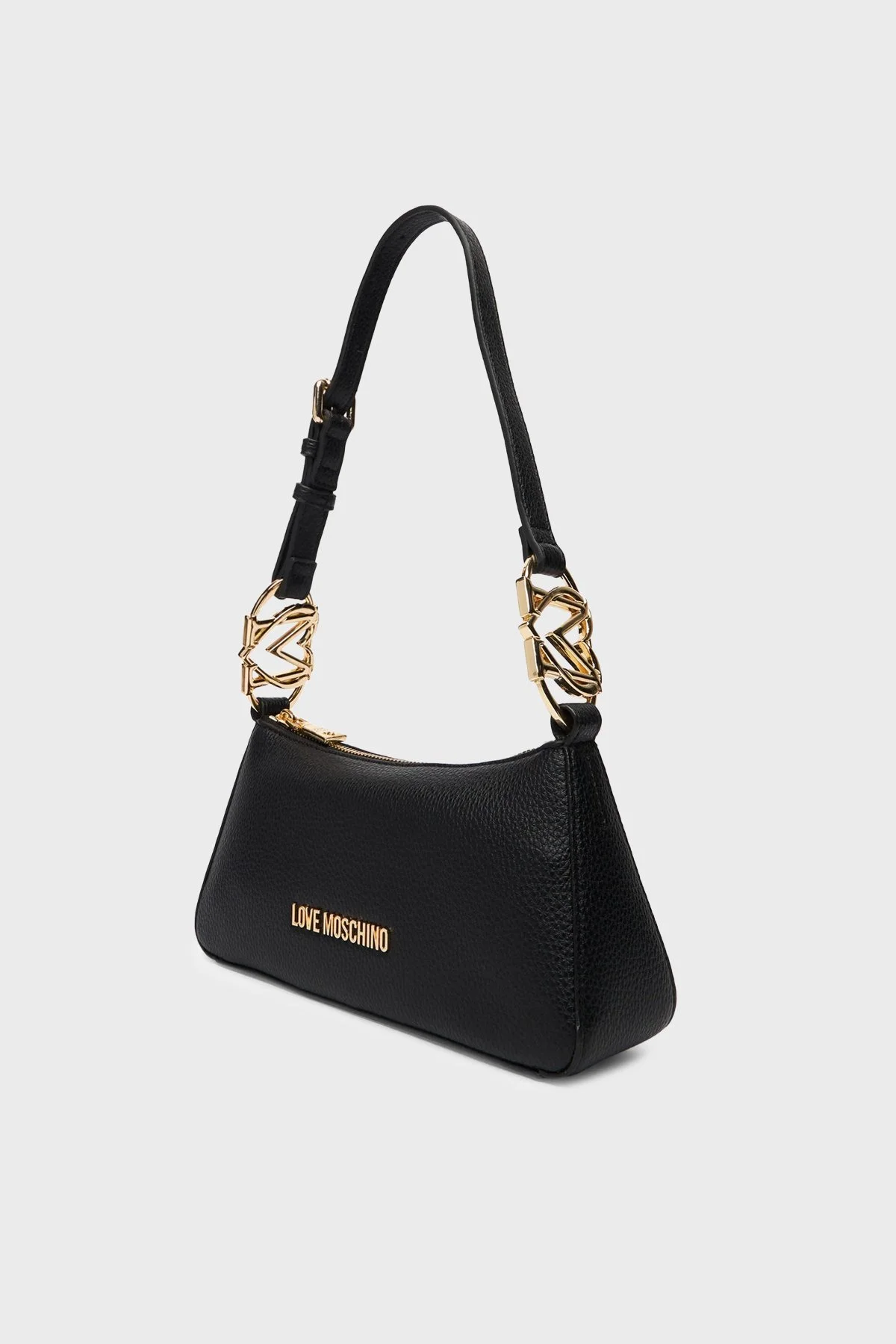 Love Moschino Logolu Ayarlanabilir Askılı Bayan Çanta JC4007PP1OLB0000 SİYAH - 5