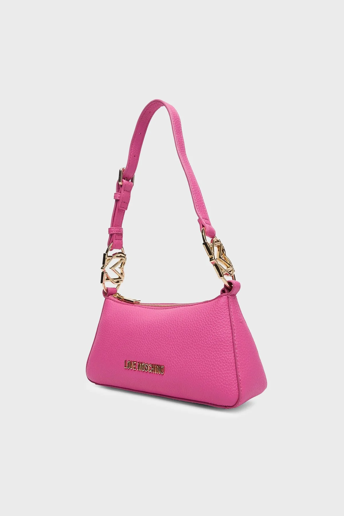 Love Moschino Logolu Ayarlanabilir Askılı Bayan Çanta JC4007PP1OLB0604 PEMBE - 4
