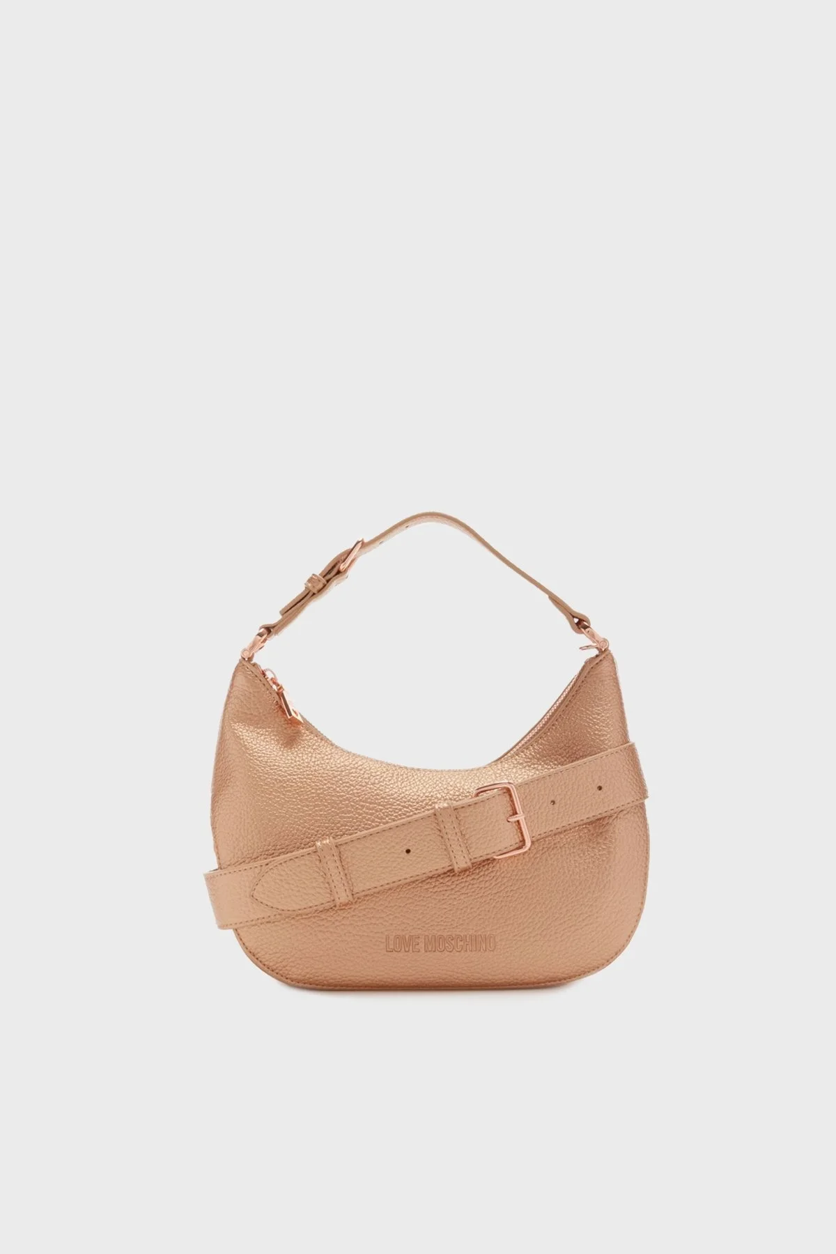 Love Moschino Logolu Ayarlanabilir Askılı Bayan Çanta JC4018PP1ILT1635 BAKIR - 1