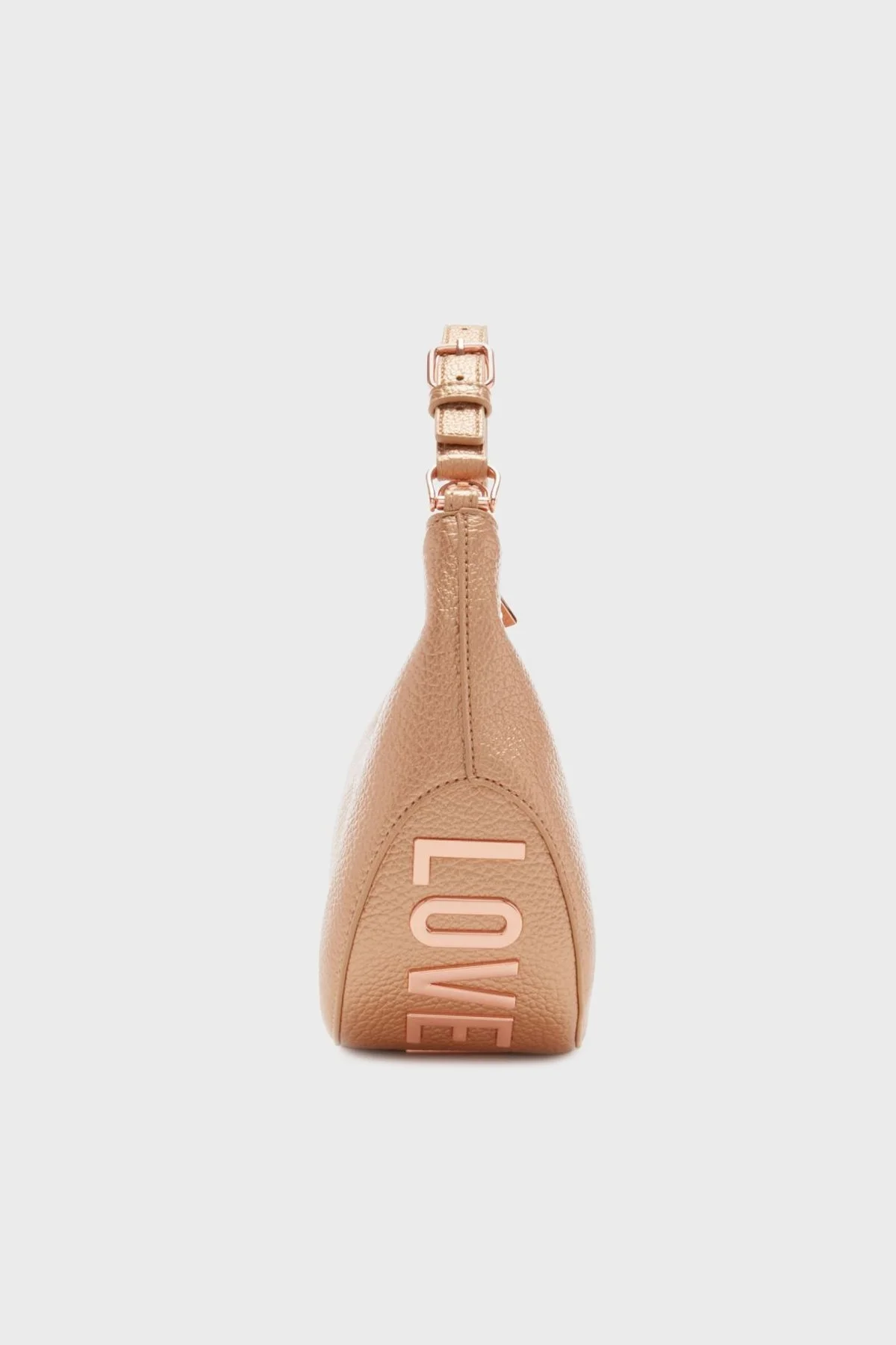 Love Moschino Logolu Ayarlanabilir Askılı Bayan Çanta JC4018PP1ILT1635 BAKIR - 4