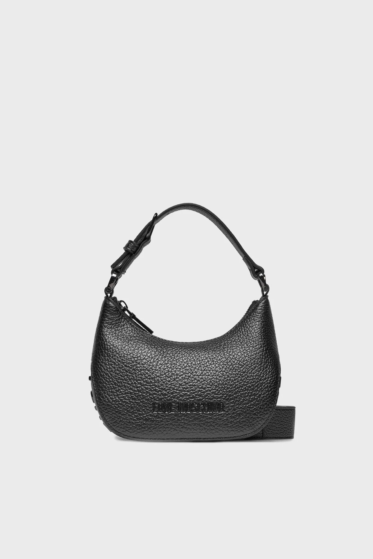 Love Moschino Logolu Ayarlanabilir Askılı Bayan Çanta JC4019PP1ILT100A SİYAH - 1