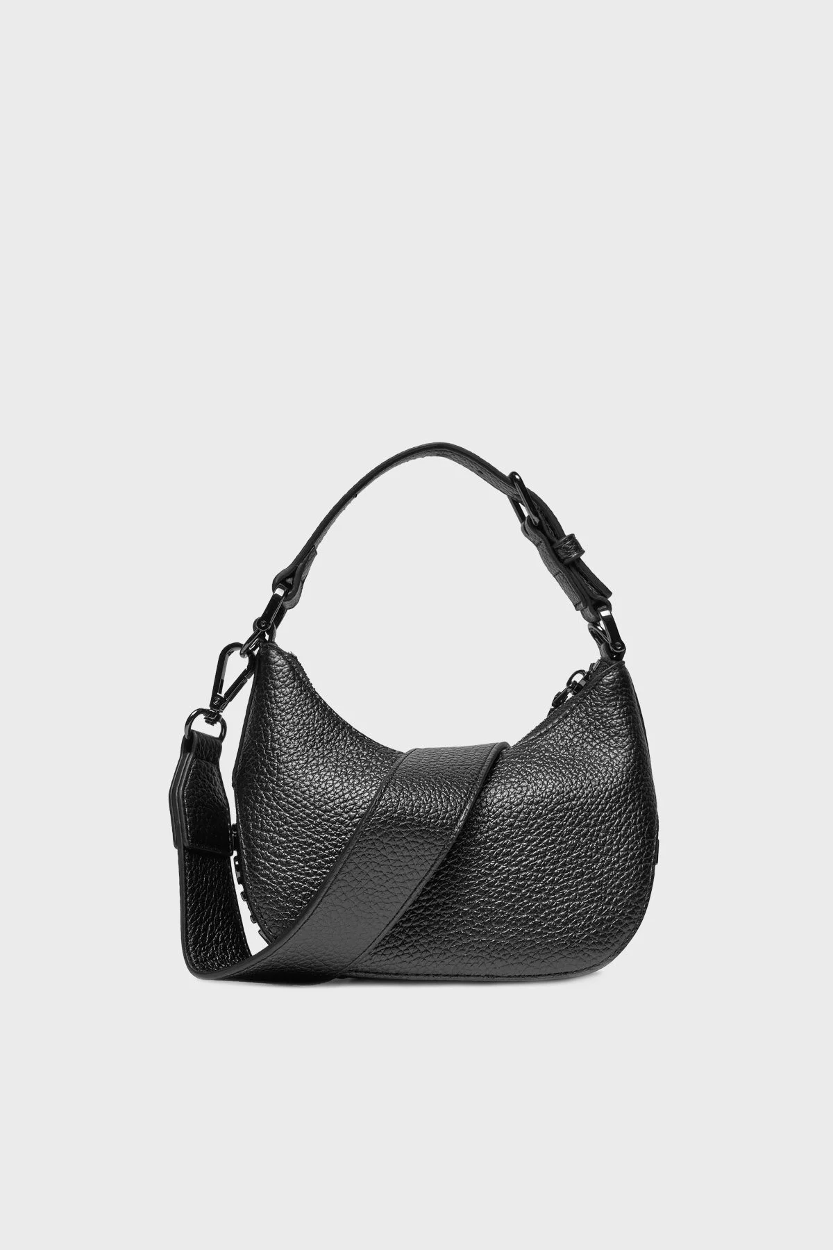 Love Moschino Logolu Ayarlanabilir Askılı Bayan Çanta JC4019PP1ILT100A SİYAH - 3