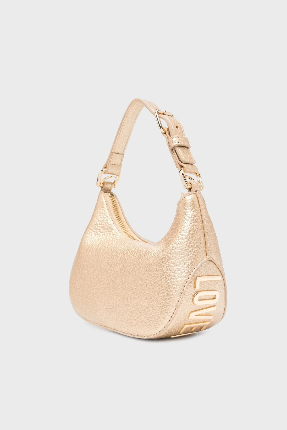 Love Moschino Logolu Ayarlanabilir Askılı Bayan Çanta JC4019PP1ILT190A GOLD - 2