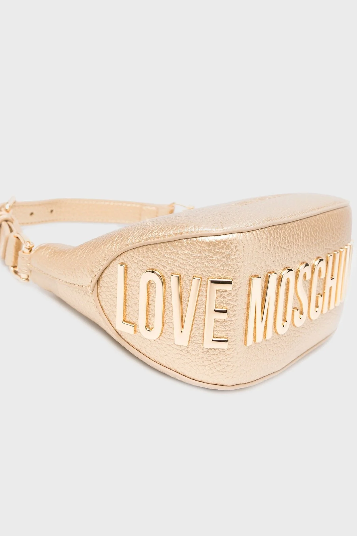 Love Moschino Logolu Ayarlanabilir Askılı Bayan Çanta JC4019PP1ILT190A GOLD - 3