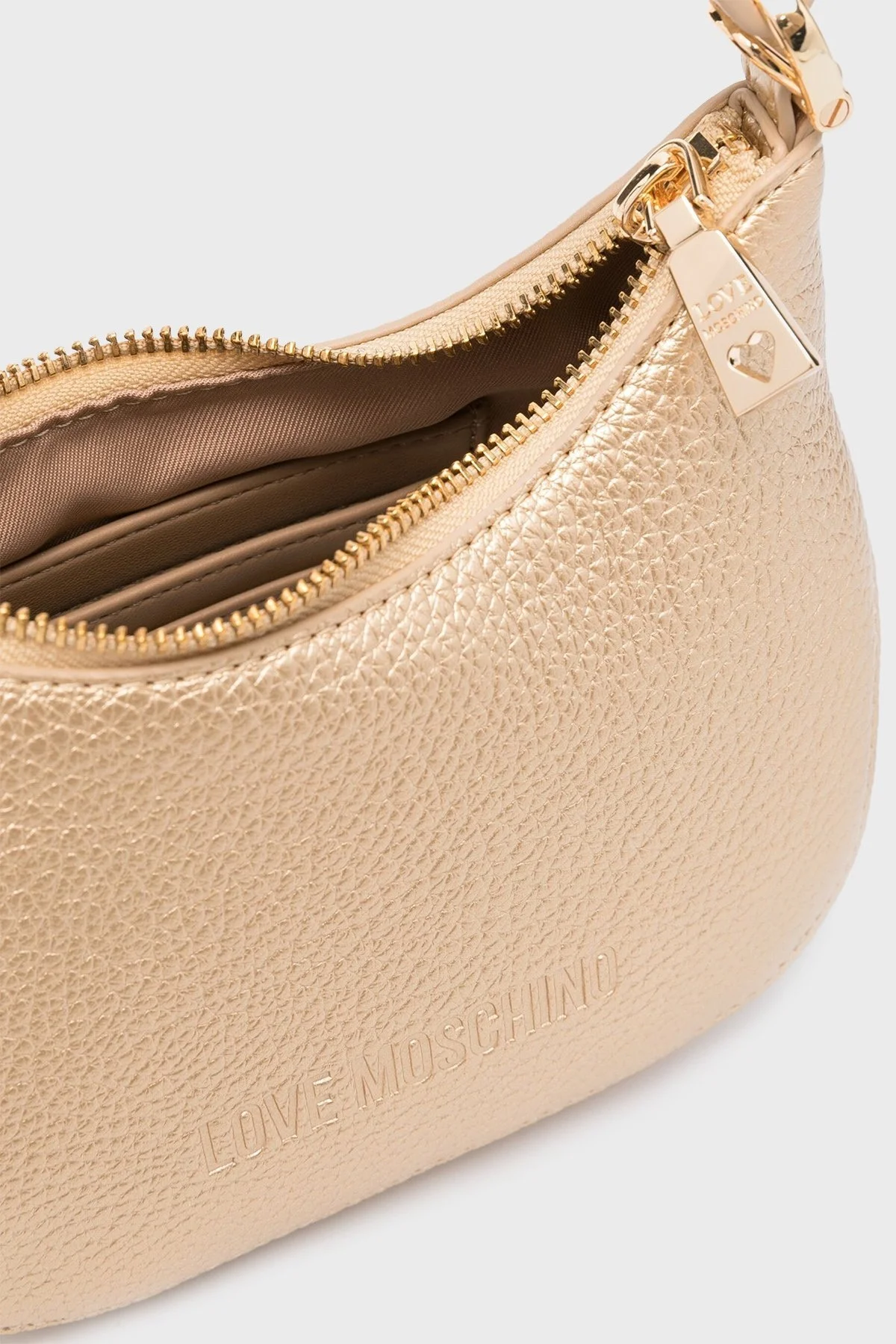 Love Moschino Logolu Ayarlanabilir Askılı Bayan Çanta JC4019PP1ILT190A GOLD - 4