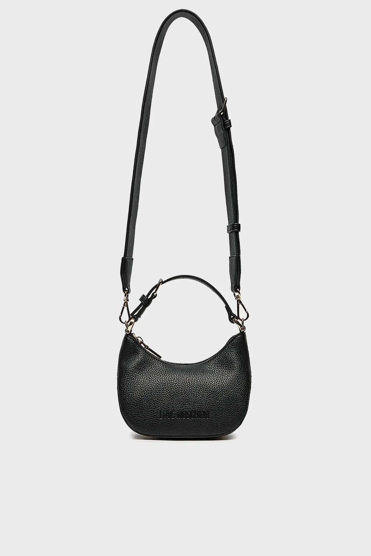 Love Moschino Logolu Ayarlanabilir Askılı Bayan Çanta JC4019PP1MLT0000 SİYAH - 2