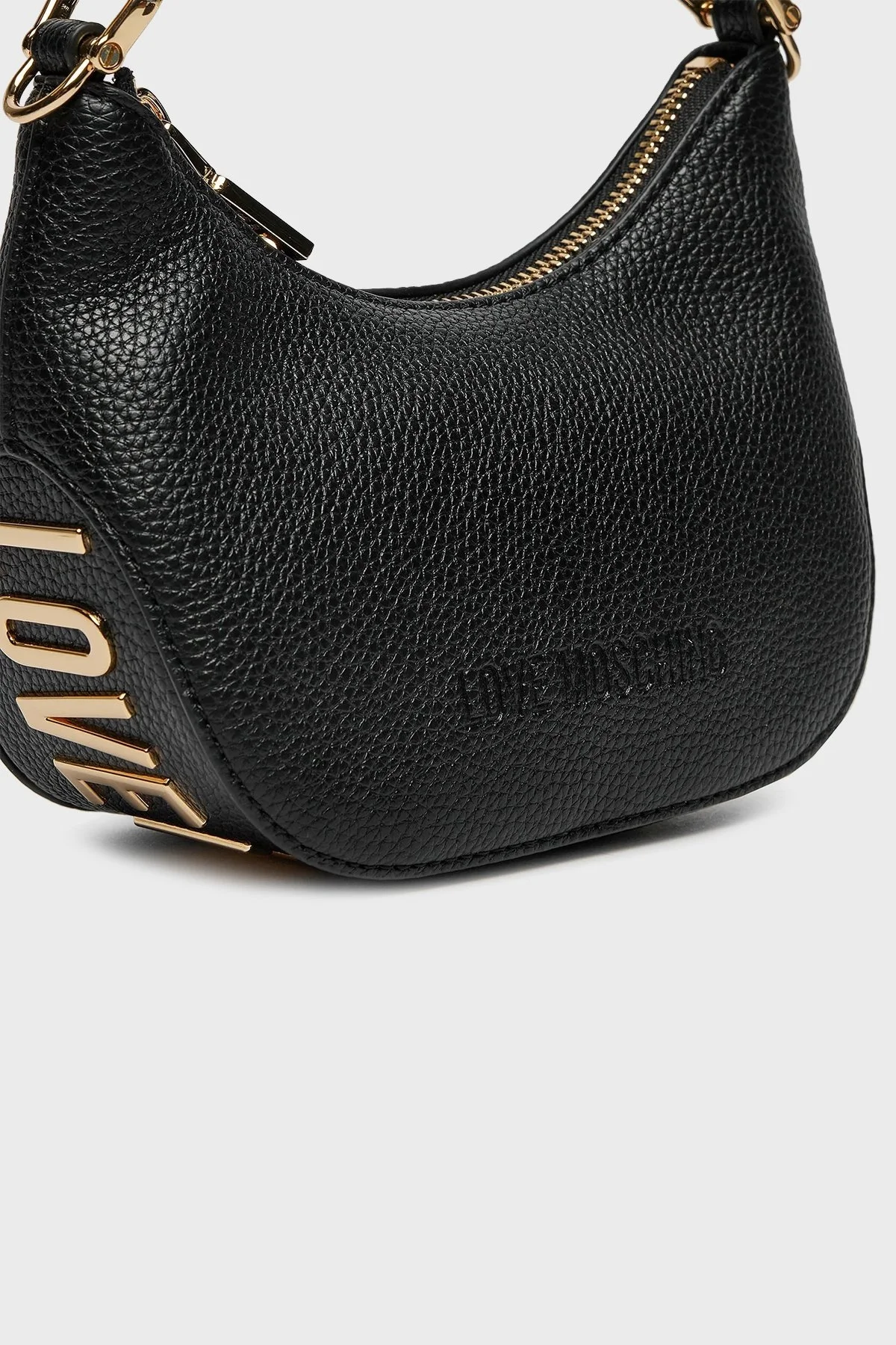 Love Moschino Logolu Ayarlanabilir Askılı Bayan Çanta JC4019PP1MLT0000 SİYAH - 6