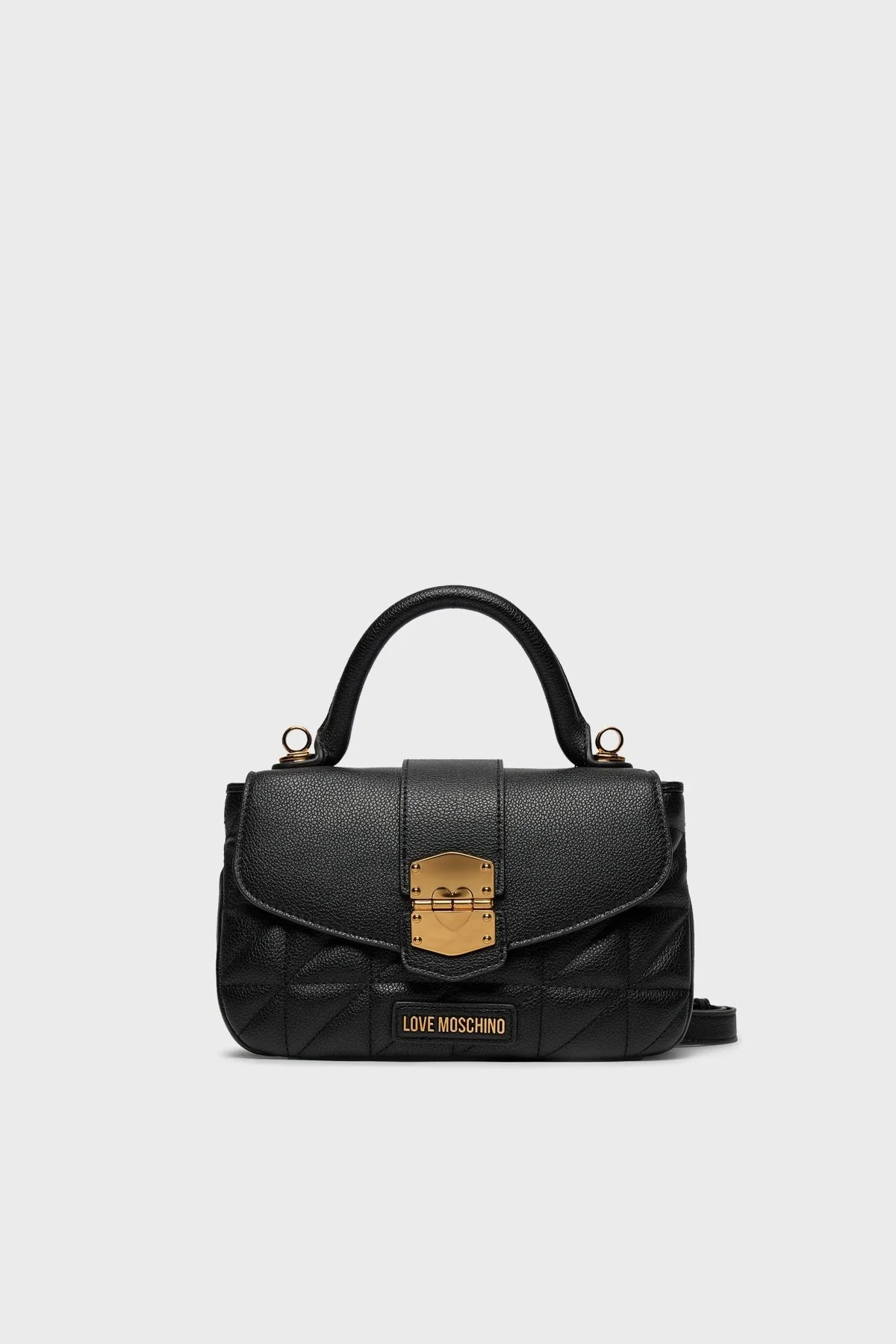 Love Moschino Logolu Ayarlanabilir Askılı Bayan Çanta JC4047PP1ILI0000 SİYAH - 1