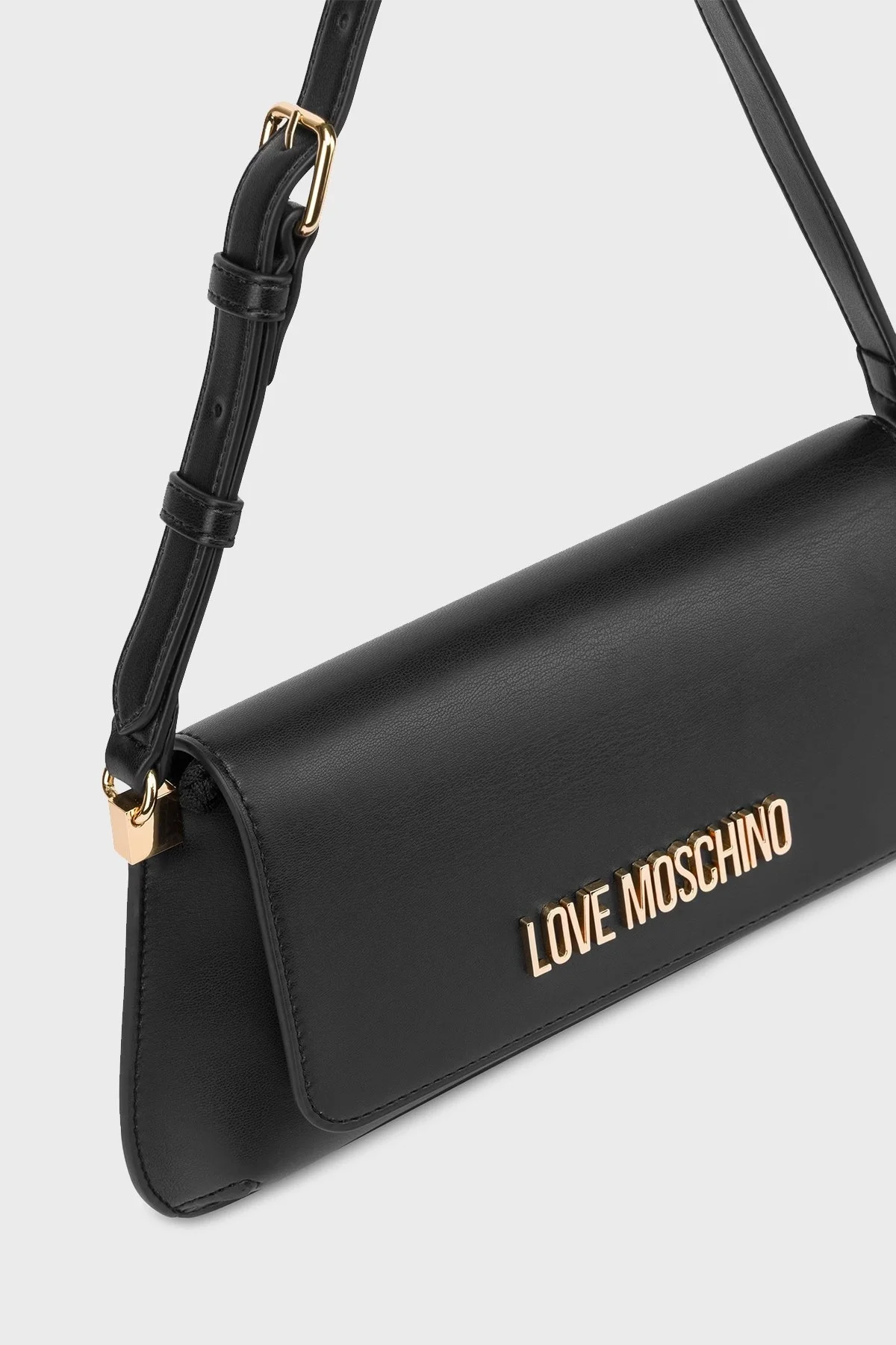 Love Moschino Logolu Ayarlanabilir Askılı Bayan Çanta JC4058PP1MLO0000 SİYAH - 4