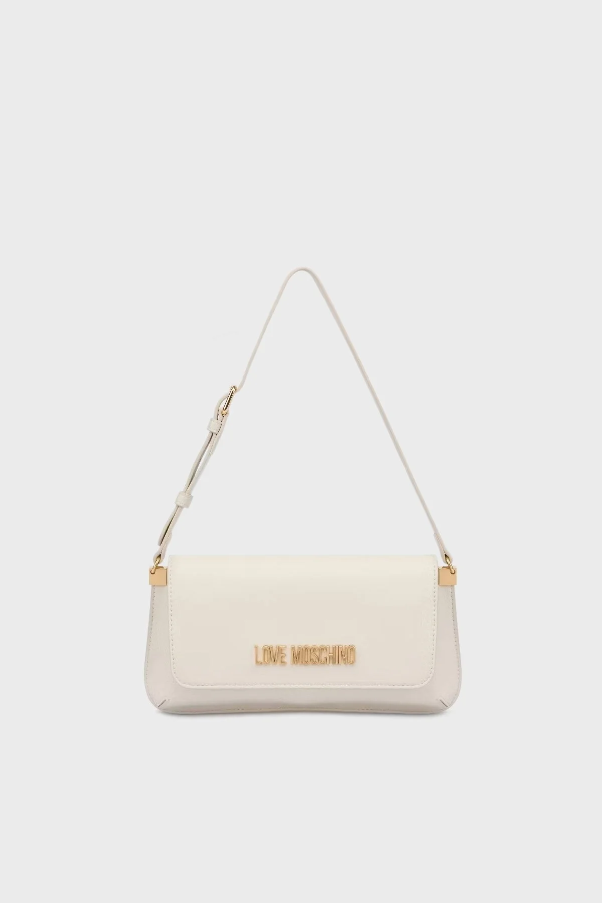 Love Moschino Logolu Ayarlanabilir Askılı Bayan Çanta JC4058PP1MLO0110 KREM - 1