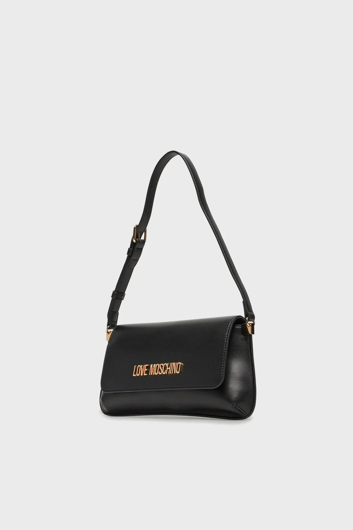 Love Moschino Logolu Ayarlanabilir Askılı Bayan Çanta JC4058PP1NLO0000 SİYAH - 4