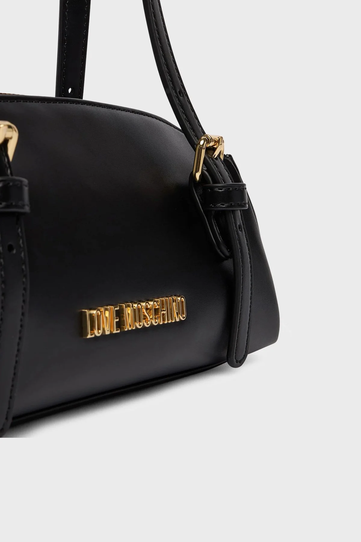 Love Moschino Logolu Ayarlanabilir Askılı Bayan Çanta JC4101PP1OLY0000 SİYAH - 5