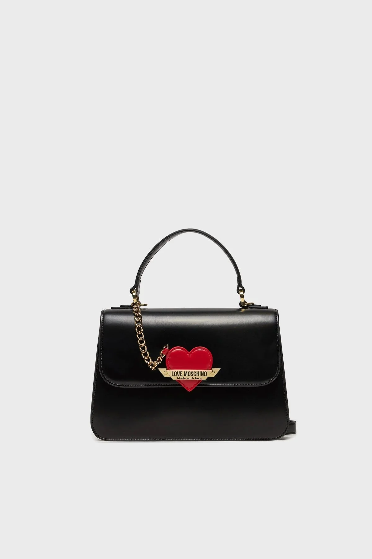 Love Moschino Logolu Ayarlanabilir Askılı Bayan Çanta JC4138PP1LLM1000 SİYAH - 1