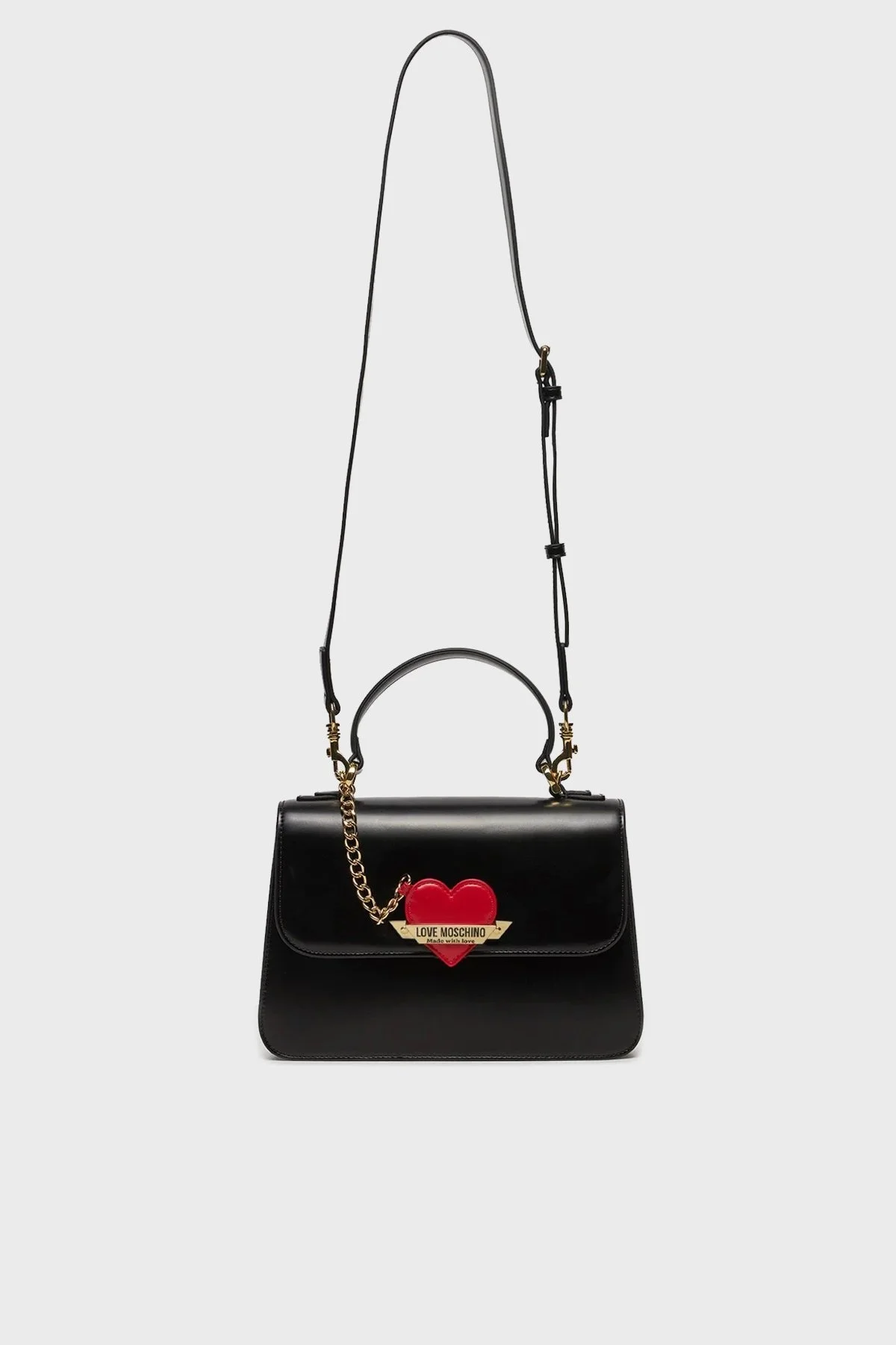 Love Moschino Logolu Ayarlanabilir Askılı Bayan Çanta JC4138PP1LLM1000 SİYAH - 3