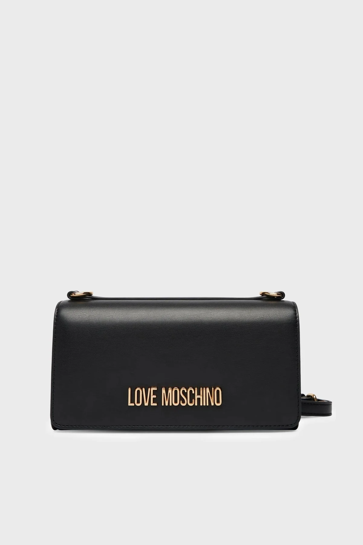 Love Moschino Logolu Ayarlanabilir Askılı Bayan Çanta JC4170PP1OLX0000 SİYAH - 1