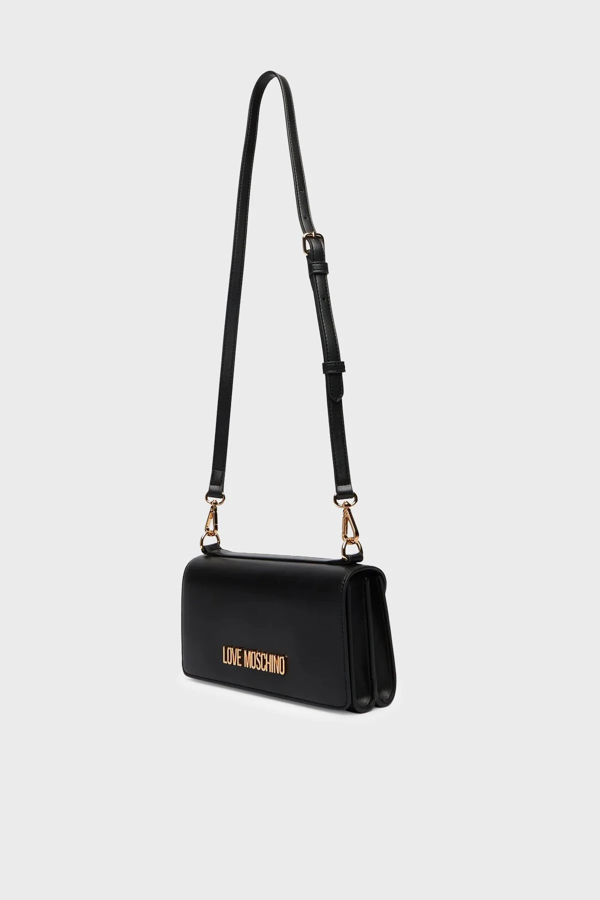 Love Moschino Logolu Ayarlanabilir Askılı Bayan Çanta JC4170PP1OLX0000 SİYAH - 4