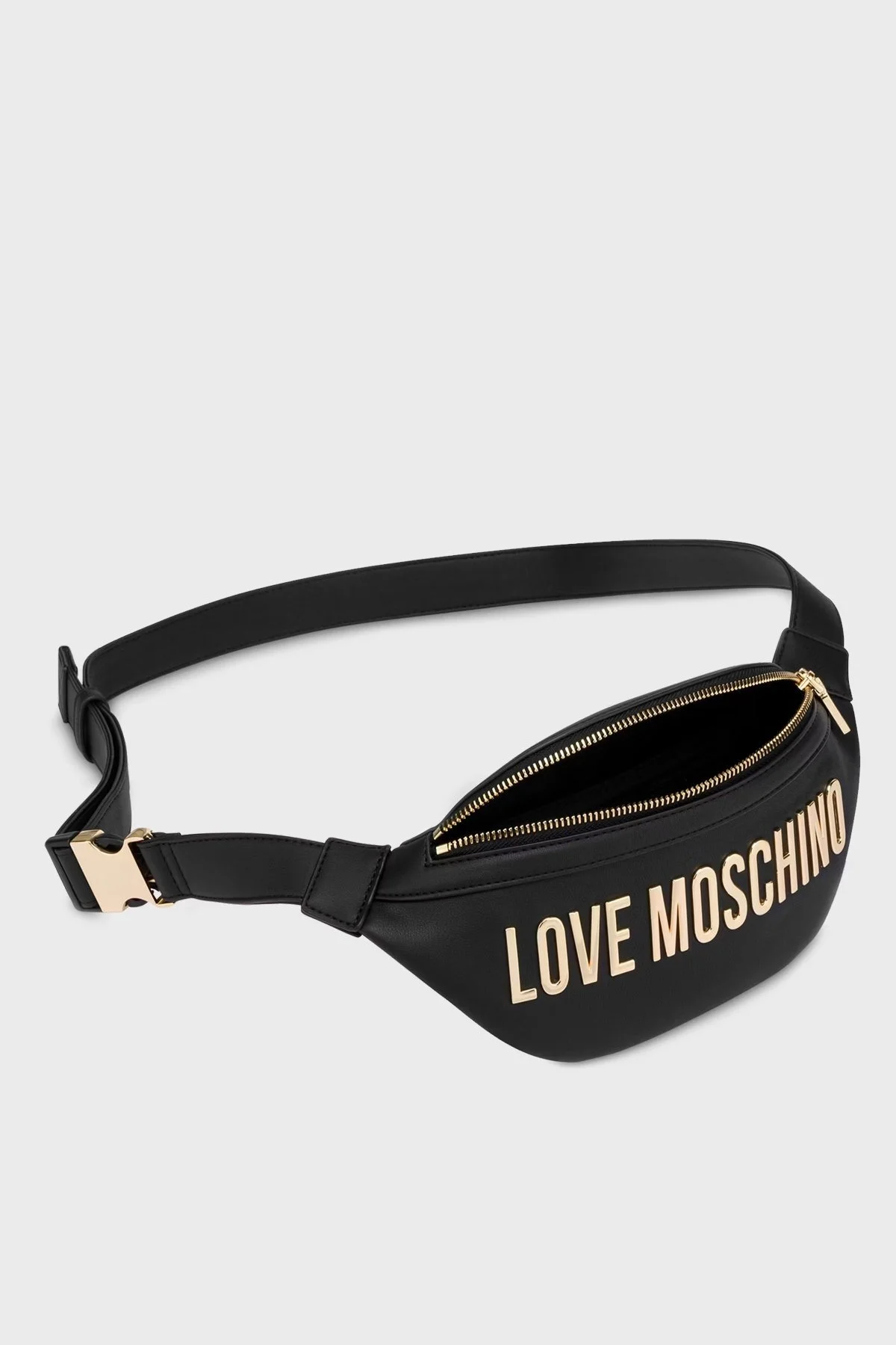 Love Moschino Logolu Ayarlanabilir Askılı Bayan Çanta JC4195PP1MKD0000 SİYAH - 7