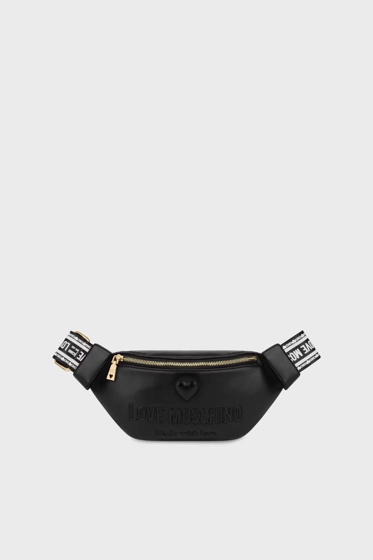 Love Moschino Logolu Ayarlanabilir Askılı Bayan Çanta JC4223PP0MKF0000 SİYAH - 5