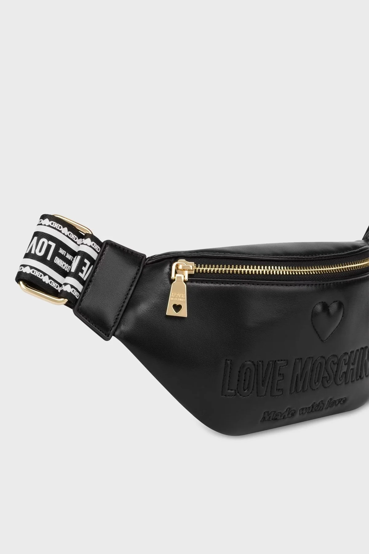 Love Moschino Logolu Ayarlanabilir Askılı Bayan Çanta JC4223PP0MKF0000 SİYAH - 8