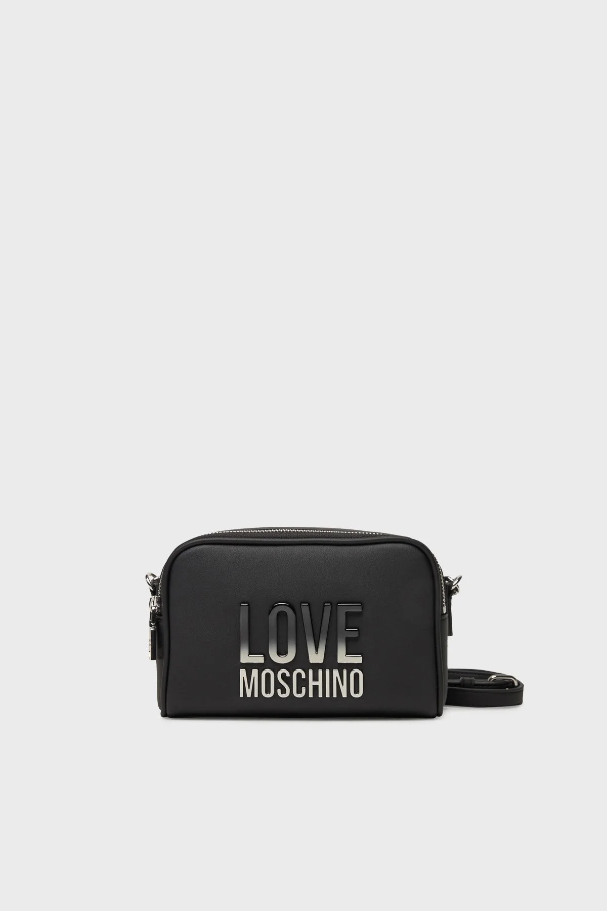 Love Moschino Logolu Ayarlanabilir Askılı Bayan Çanta JC4255PP0MKD000B SİYAH - 1