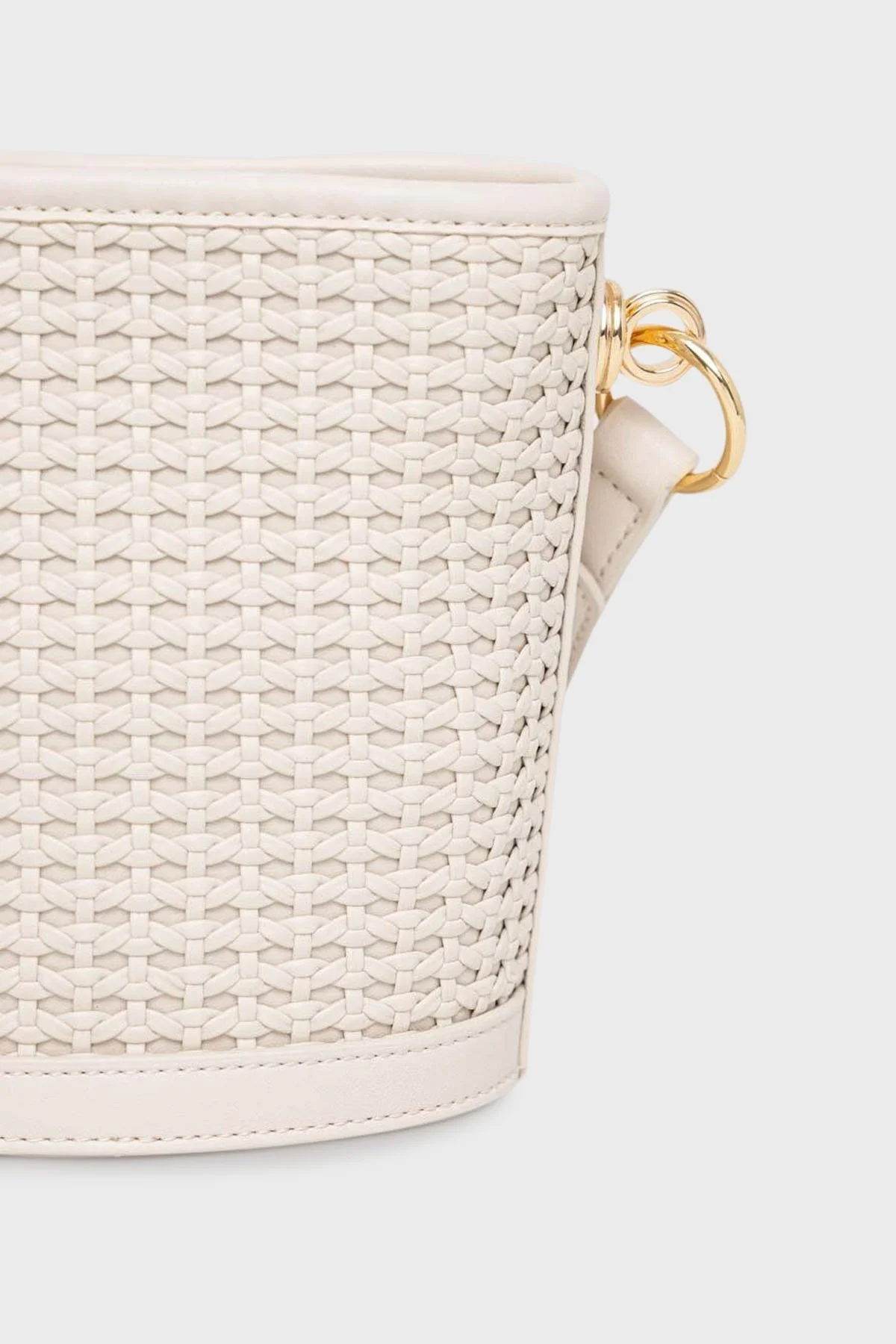 Love Moschino Logolu Ayarlanabilir Askılı Bayan Çanta JC4322PP0GKZ111A BEJ - 3