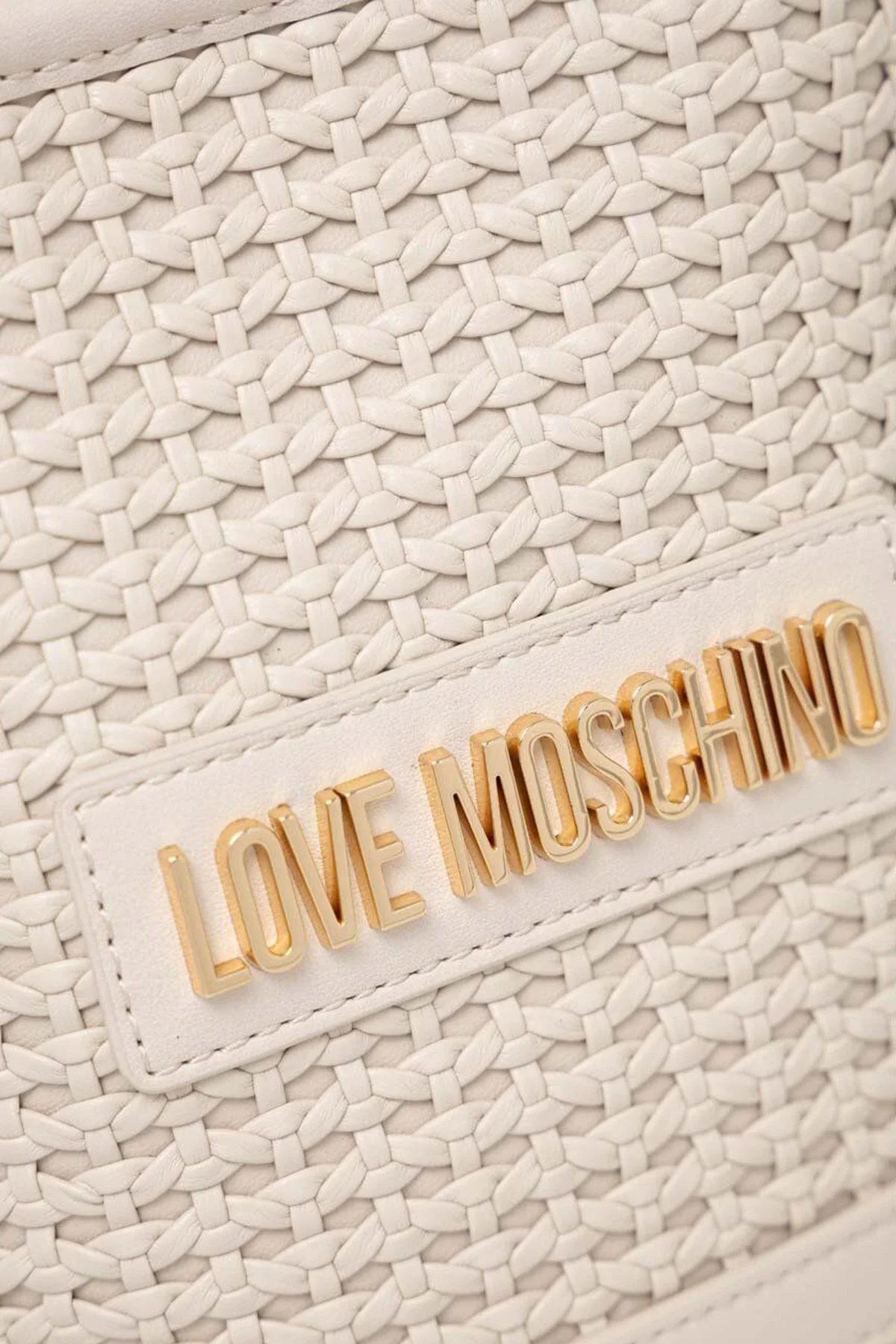 Love Moschino Logolu Ayarlanabilir Askılı Bayan Çanta JC4322PP0GKZ111A BEJ - 4