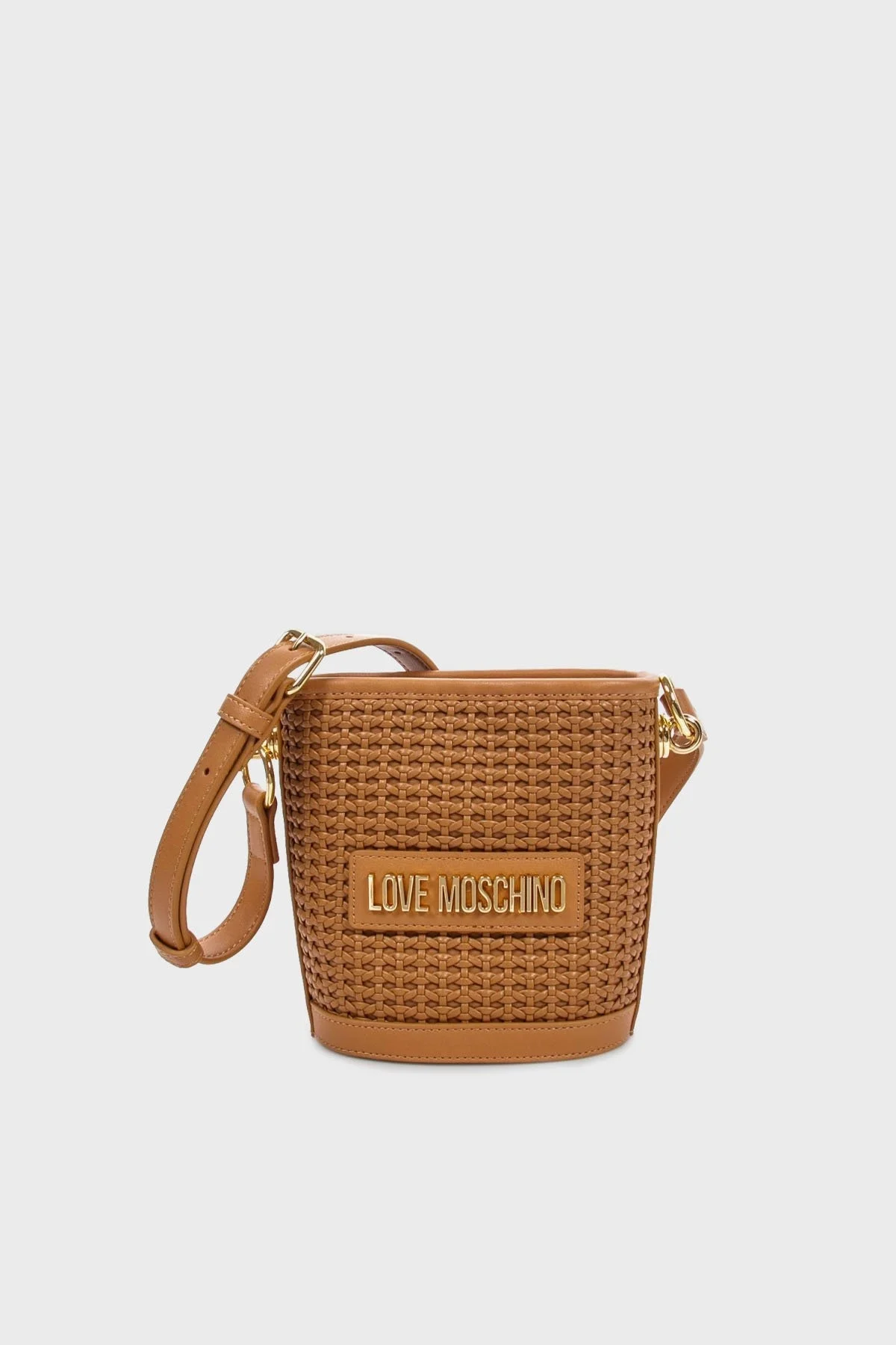 Love Moschino Logolu Ayarlanabilir Askılı Bayan Çanta JC4322PP0GKZ120A KAHVE - 1