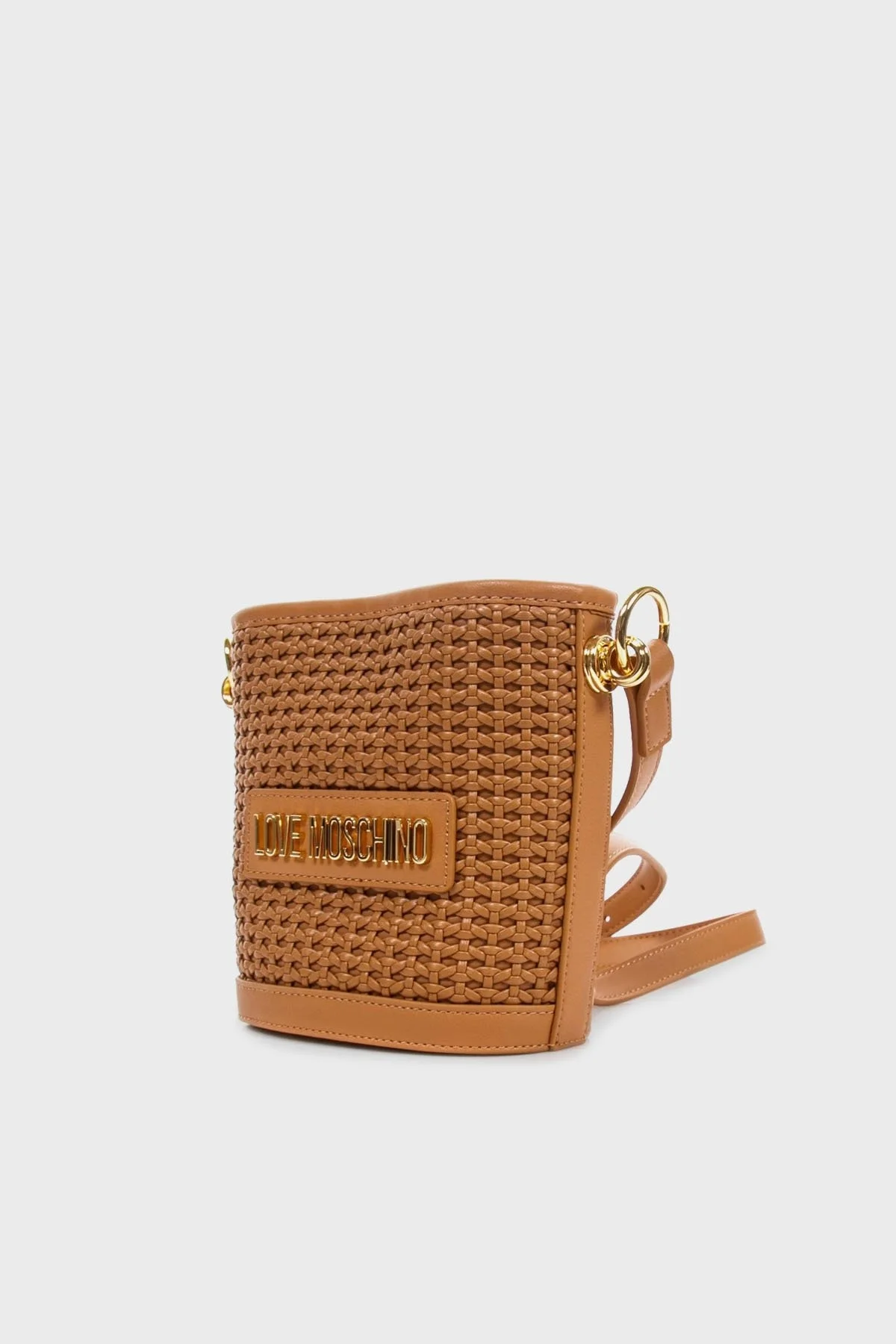 Love Moschino Logolu Ayarlanabilir Askılı Bayan Çanta JC4322PP0GKZ120A KAHVE - 5