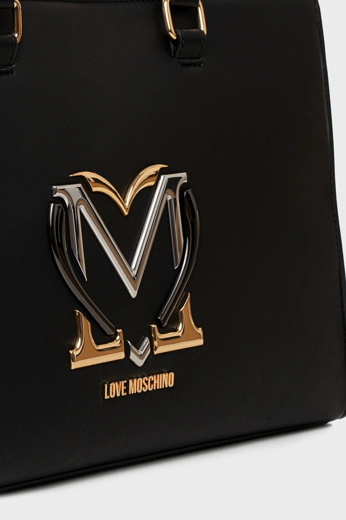 Love Moschino Logolu Ayarlanabilir Askılı Bayan Çanta JC4329PP0LKN0000 SİYAH - 3