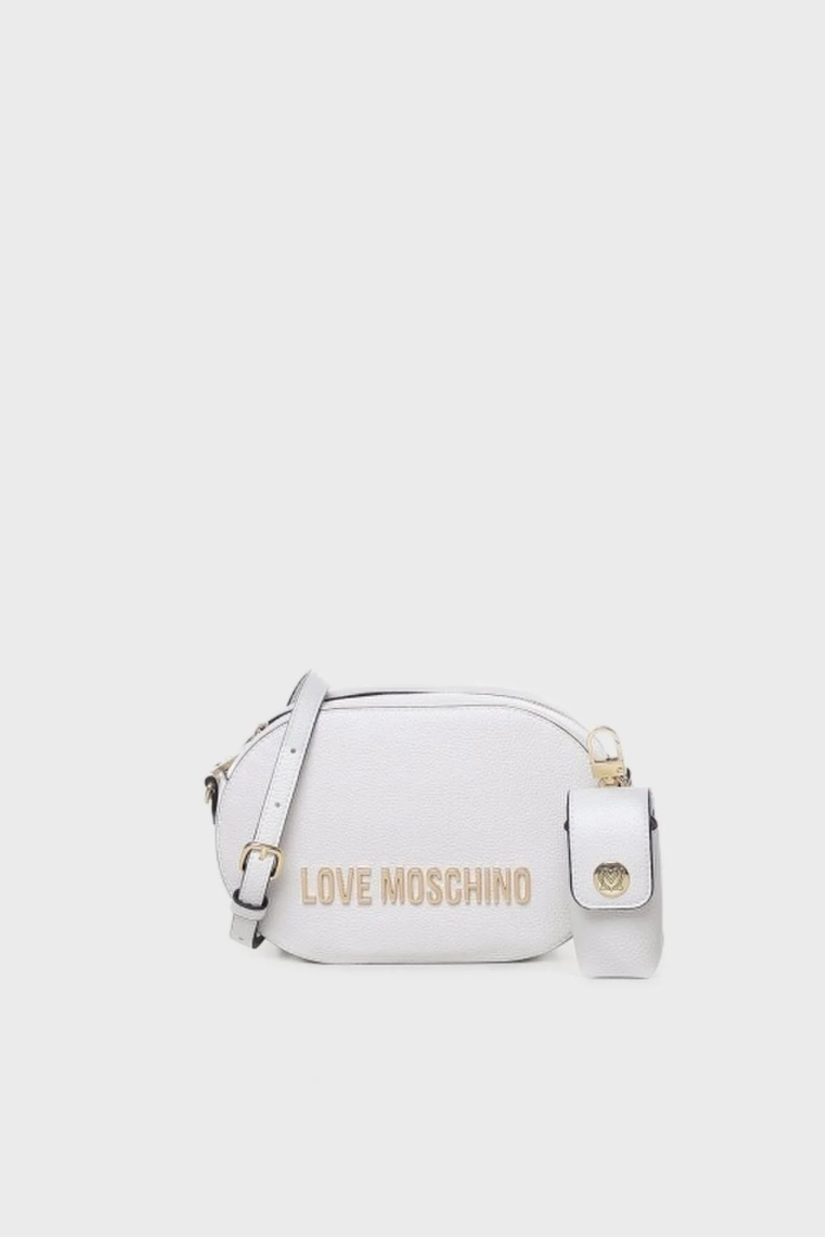 Love Moschino Logolu Ayarlanabilir Askılı Bayan Çanta JC4330PP0GK1010A BEYAZ - 1