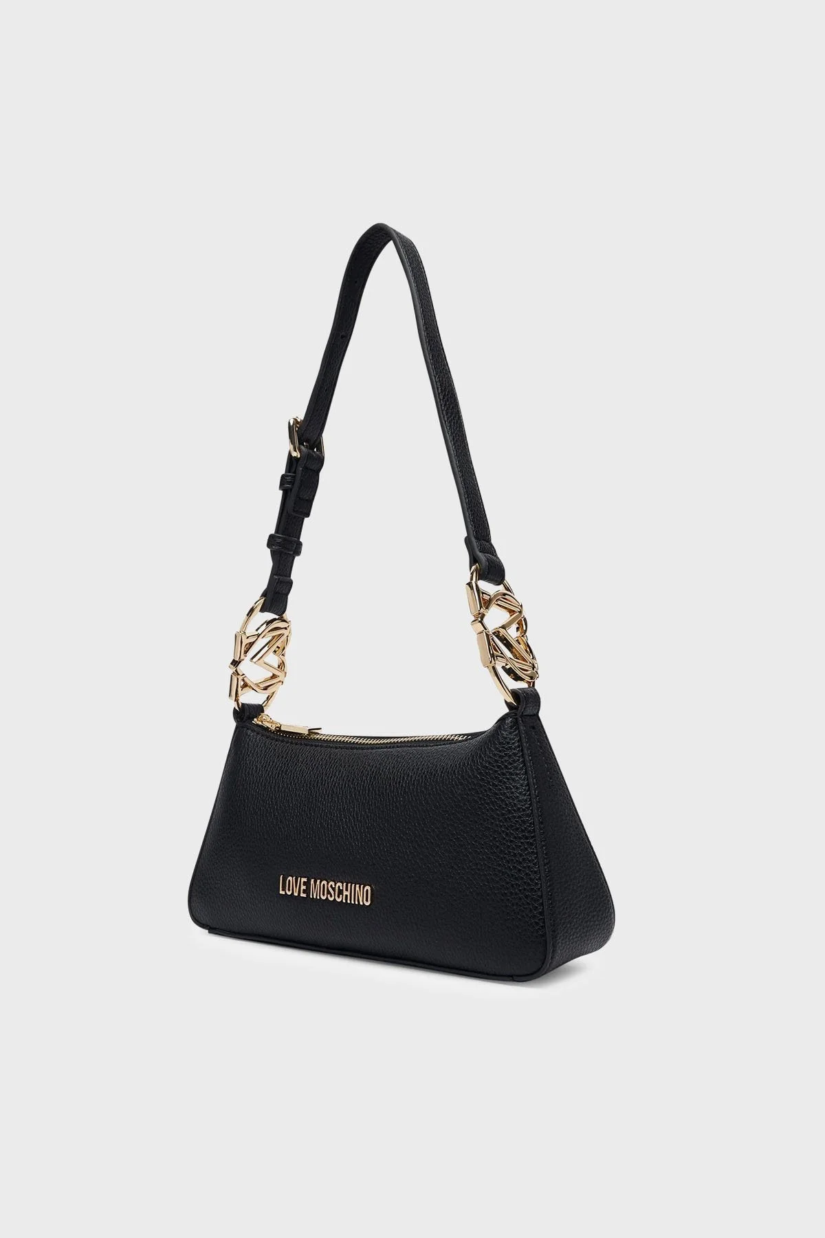 Love Moschino Logolu Ayarlanabilir Askılı Kadın Çanta JC4007PP1PLB0000 Siyah - 4