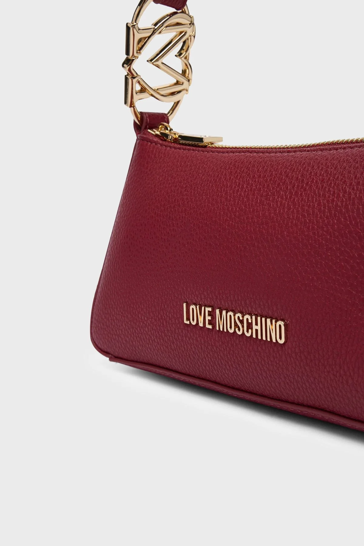 Love Moschino Logolu Ayarlanabilir Askılı Kadın Çanta JC4007PP1PLB0552 Bordo - 6