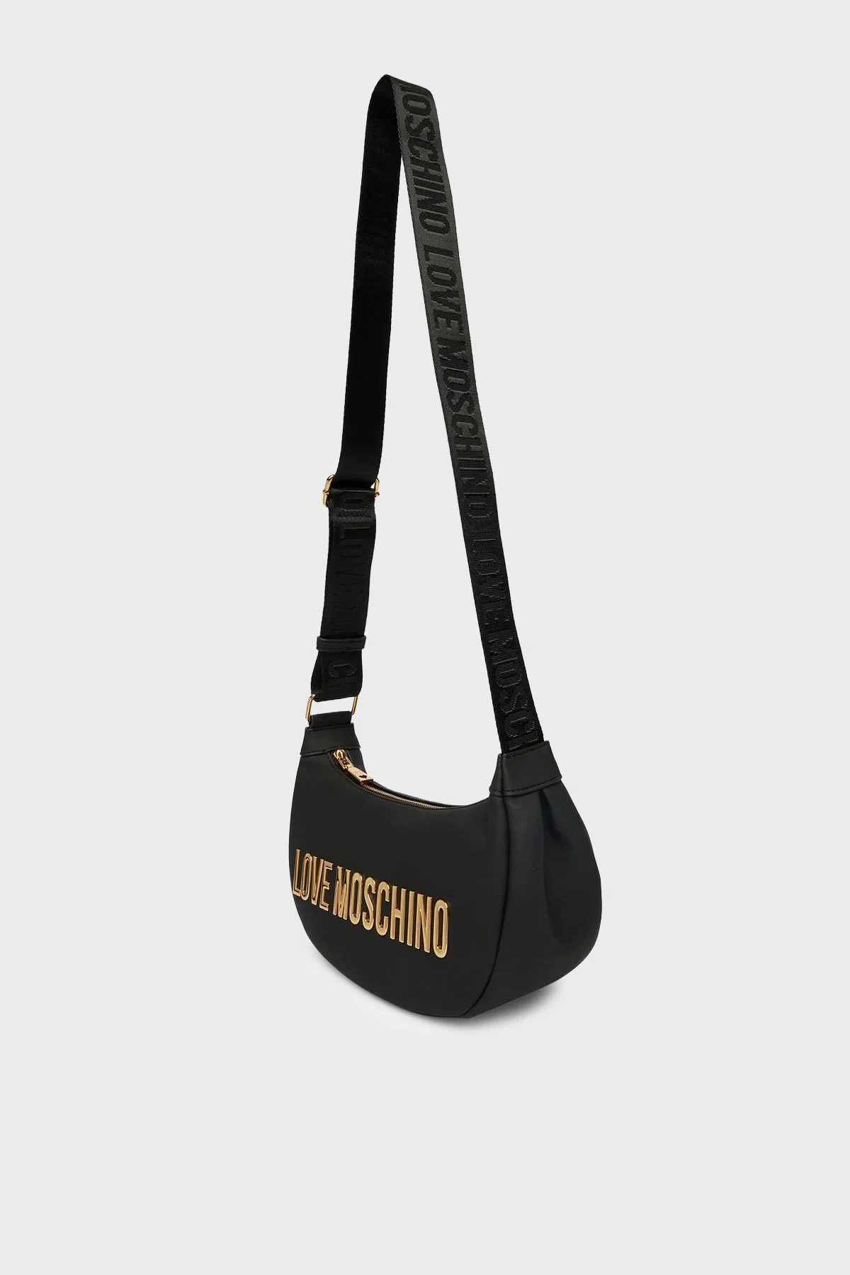 Love Moschino Logolu Ayarlanabilir Askılı Kadın Çanta JC4245PP1PKD0000 Siyah - 4