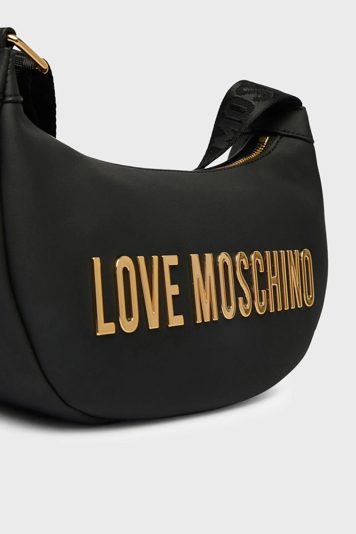 Love Moschino Logolu Ayarlanabilir Askılı Kadın Çanta JC4245PP1PKD0000 Siyah - 6