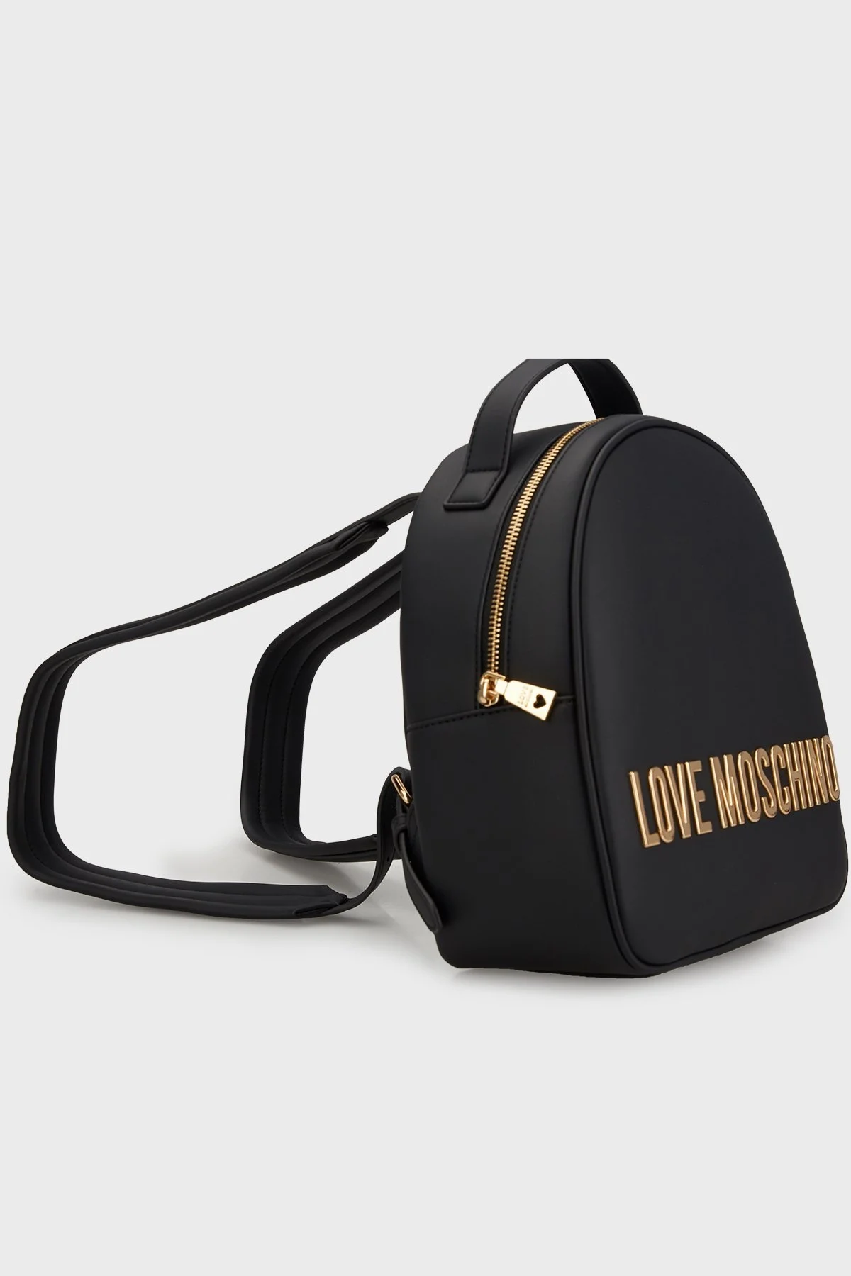 Love Moschino Logolu Ayarlanabilir Çift Askılı Bayan Sırt Çantası JC4197PP1MKD0000 SİYAH - 2
